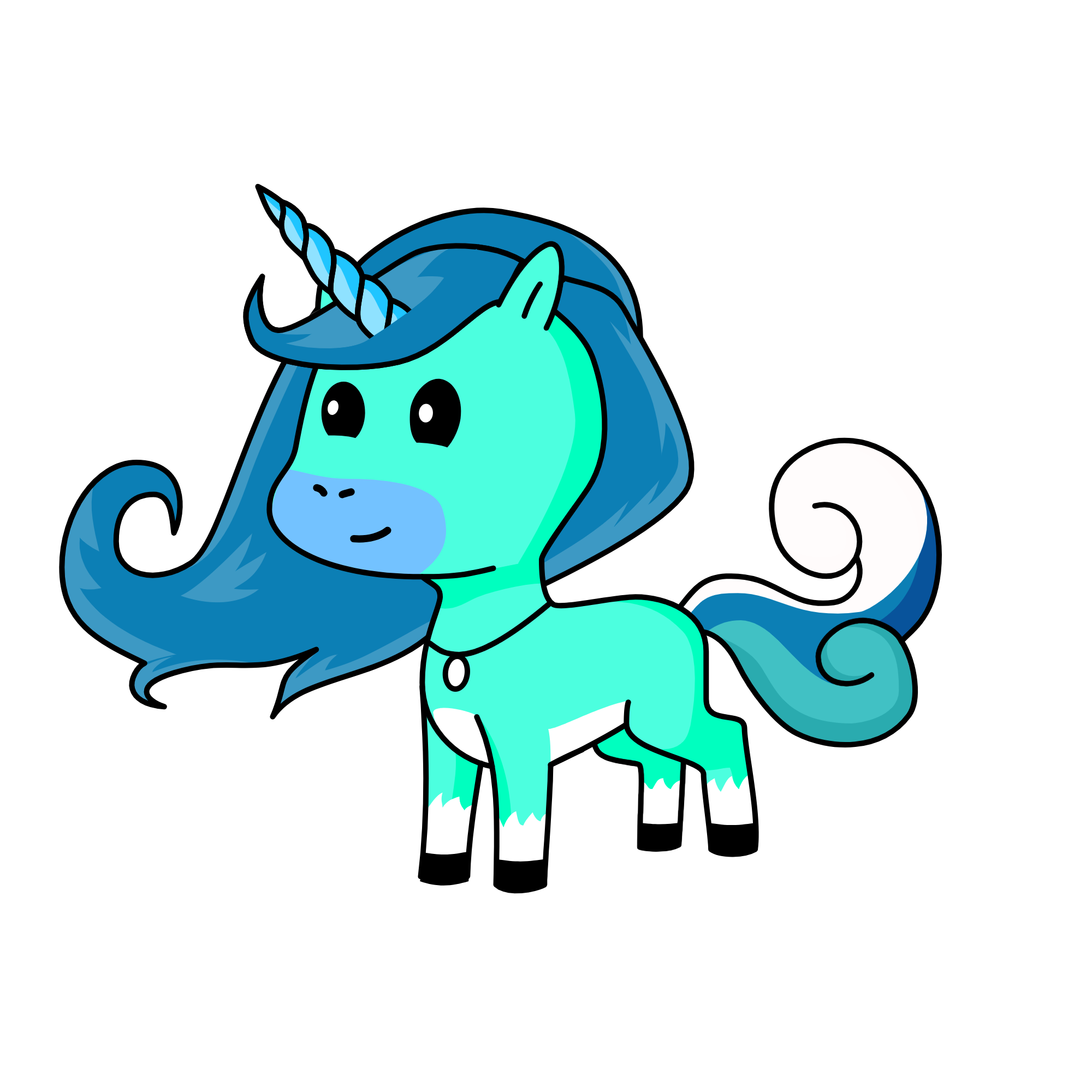 snowy, the unicorn