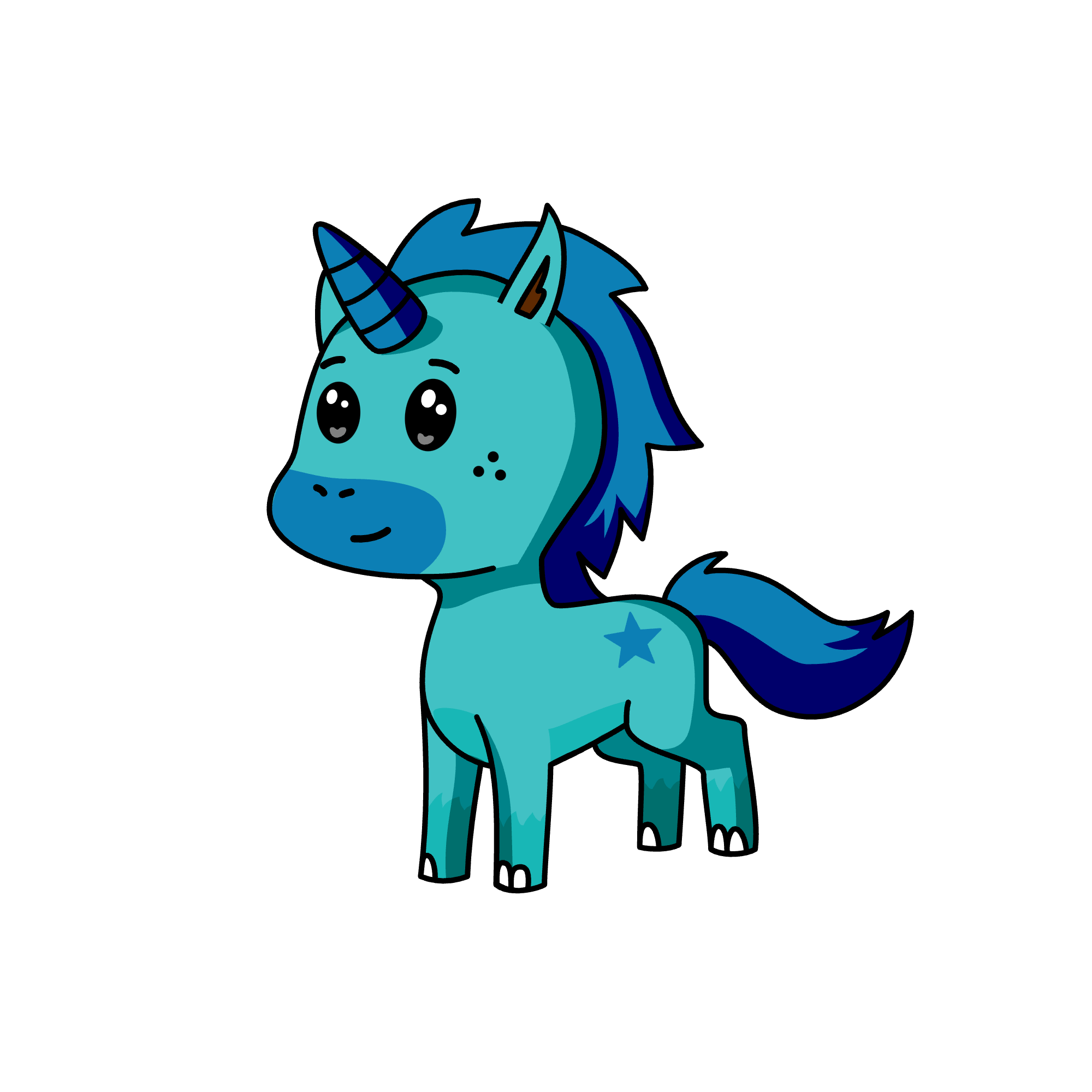 Sky, the unicorn
