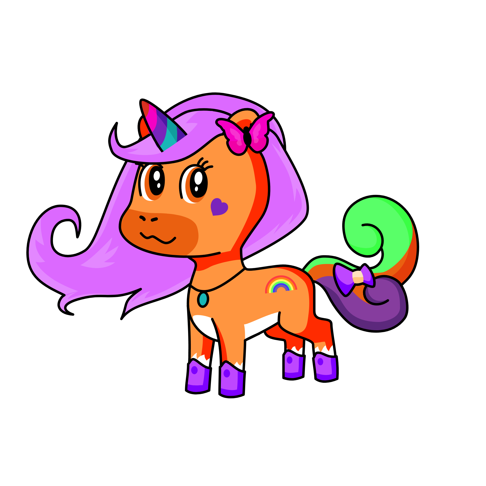 Wafa, the unicorn
