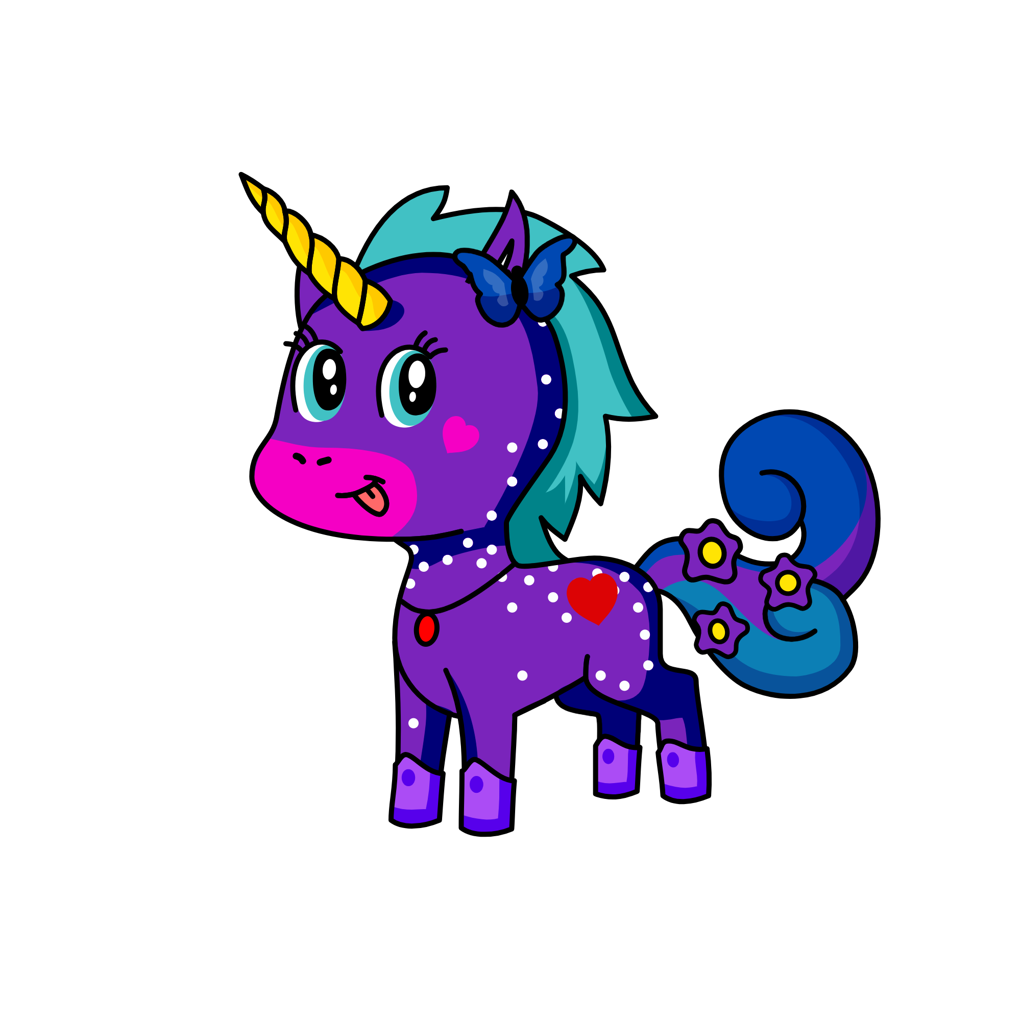 Shinie, the unicorn