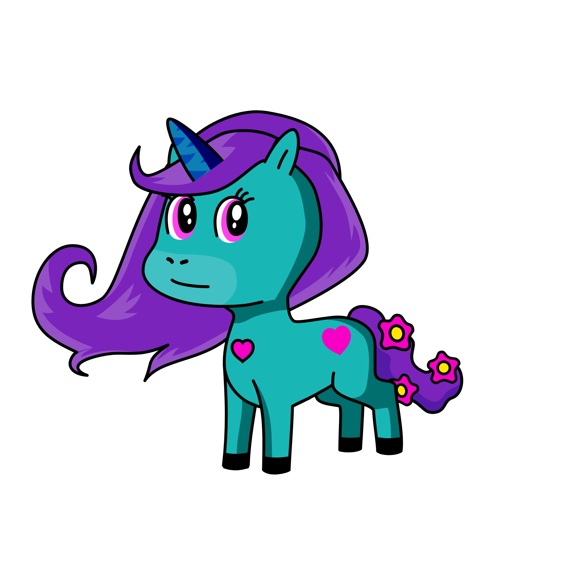 Sky, the unicorn