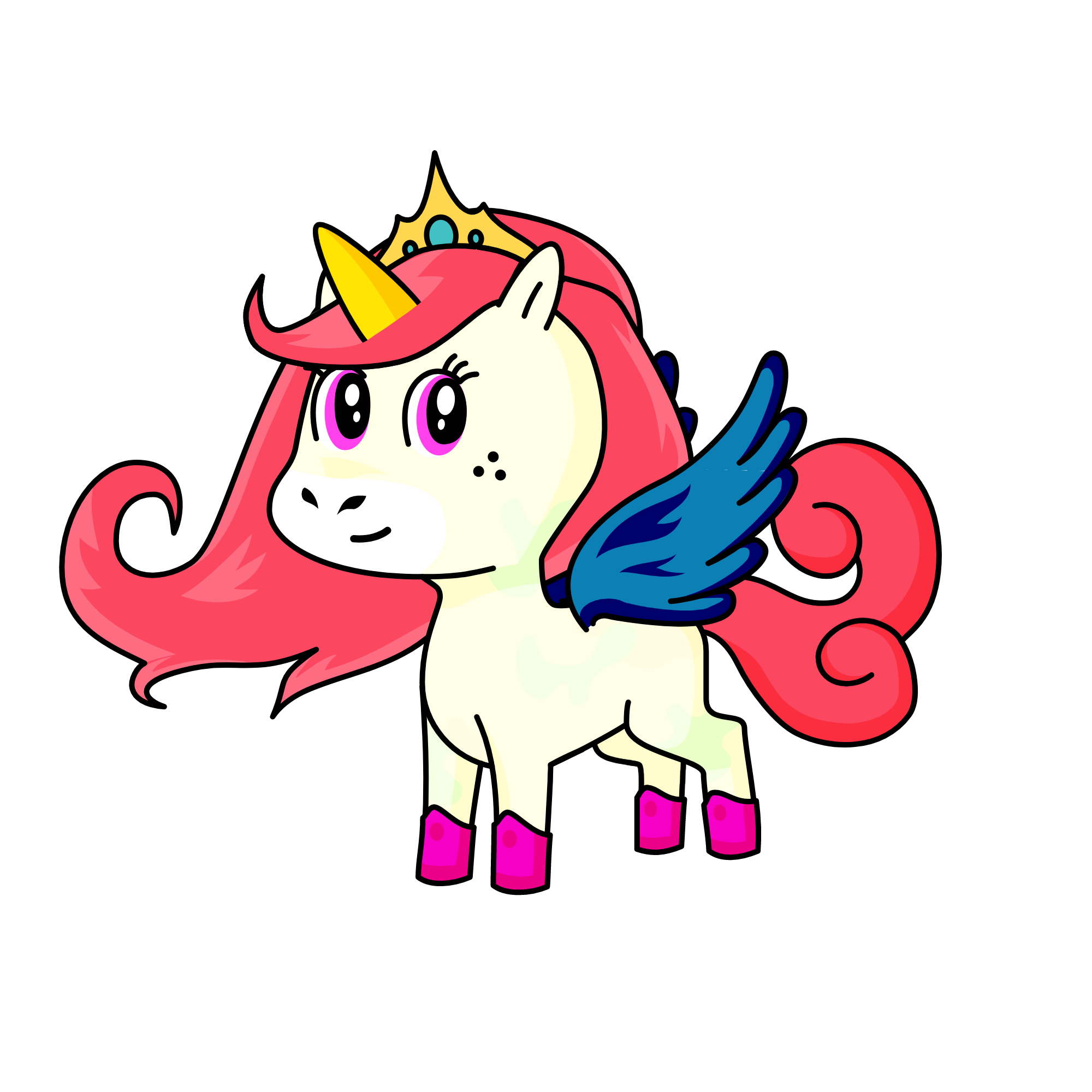 Queen Paten, the unicorn