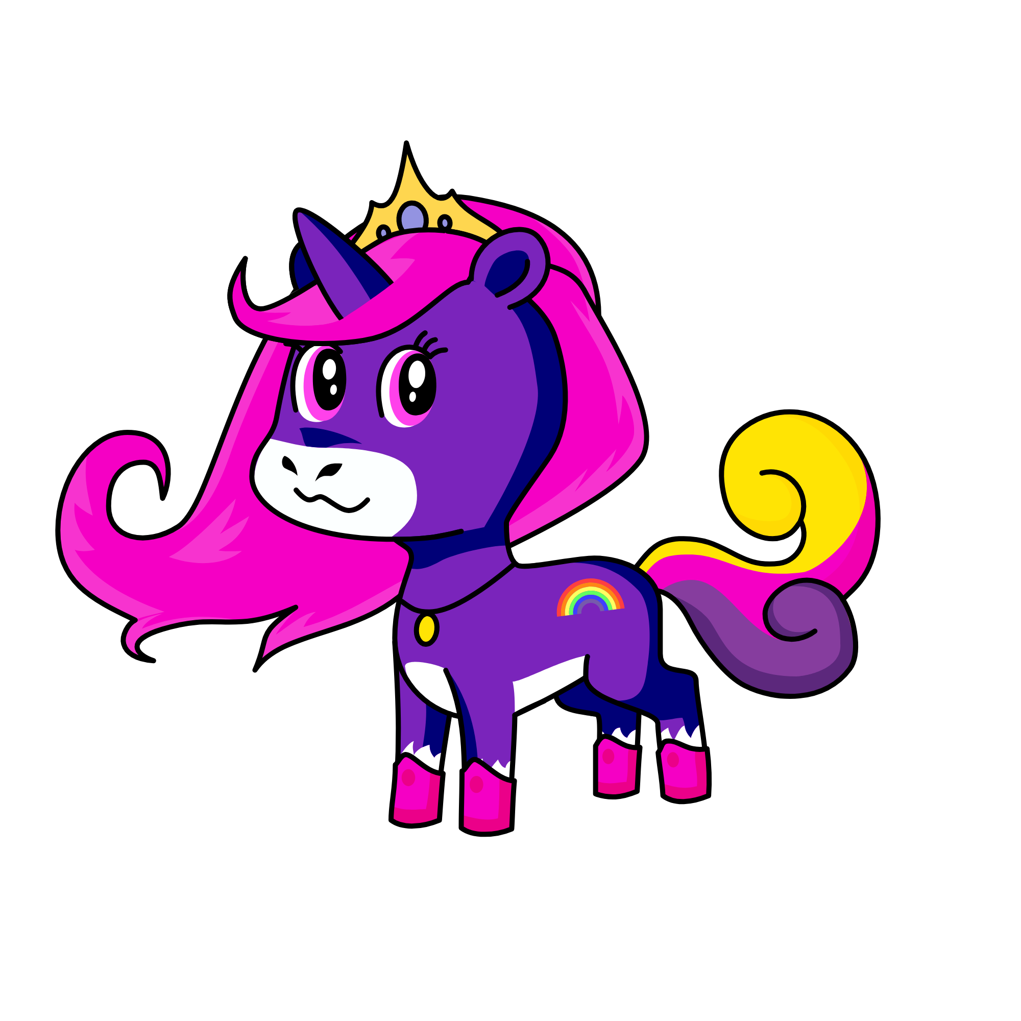Rostia Kitty, the unicorn