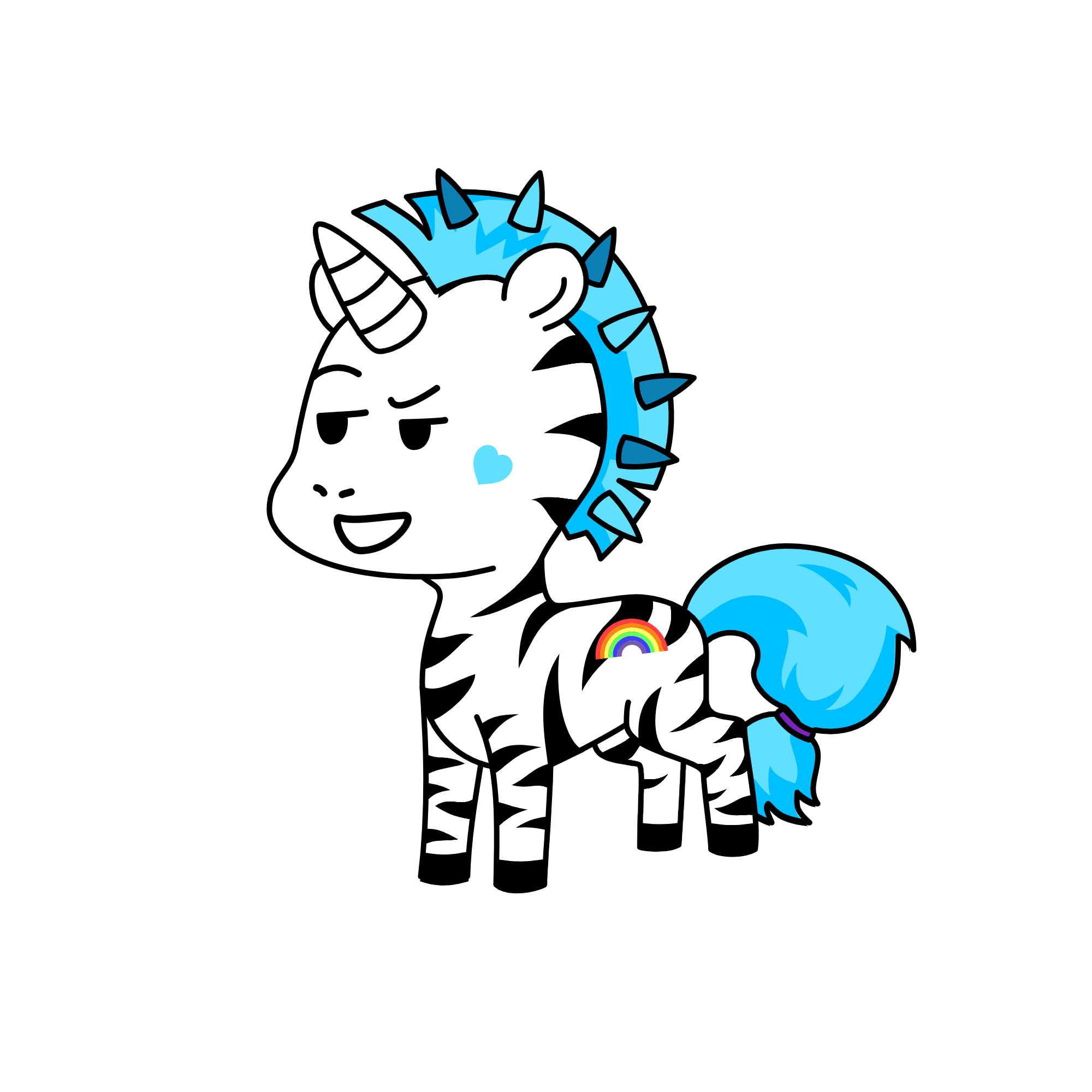 Zebra, the unicorn