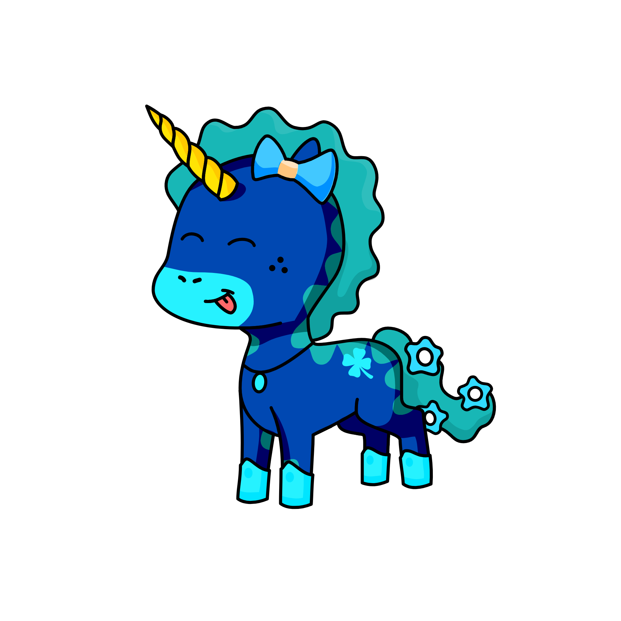 Earthy Boi, the unicorn