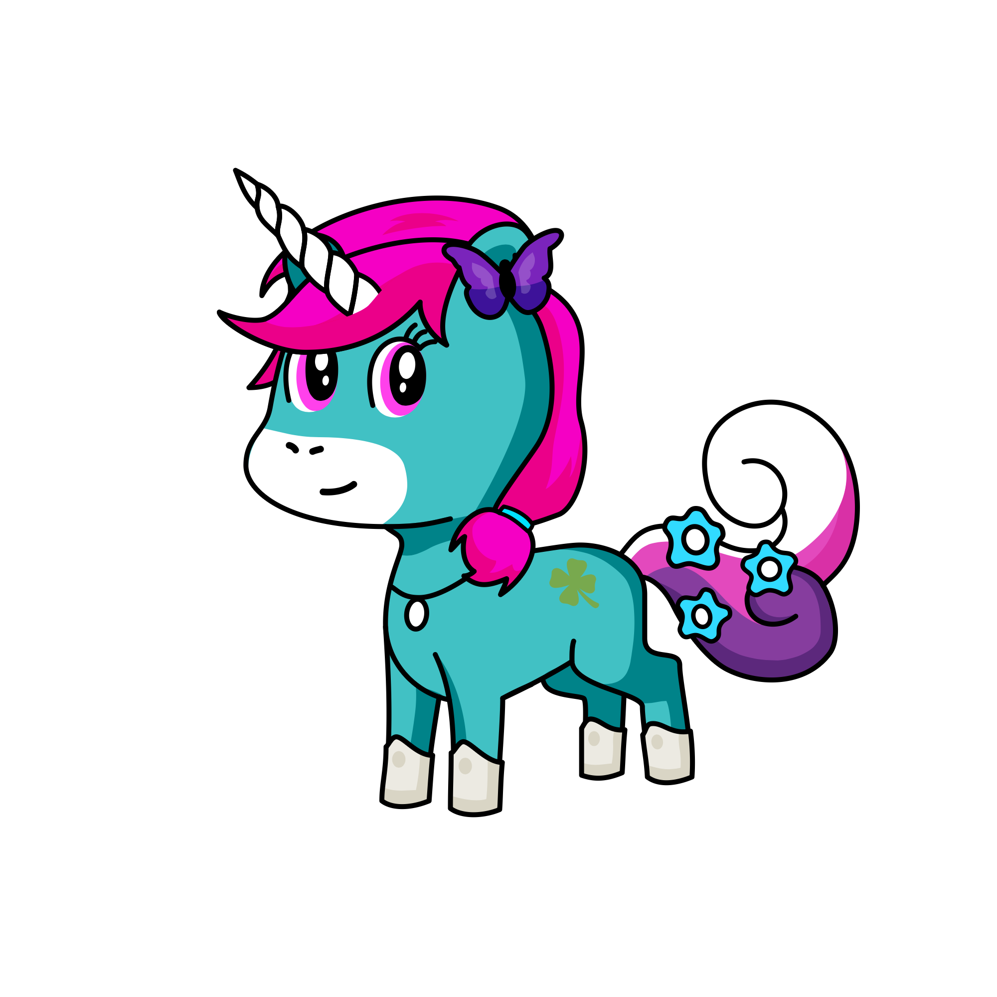 Elfy, the unicorn