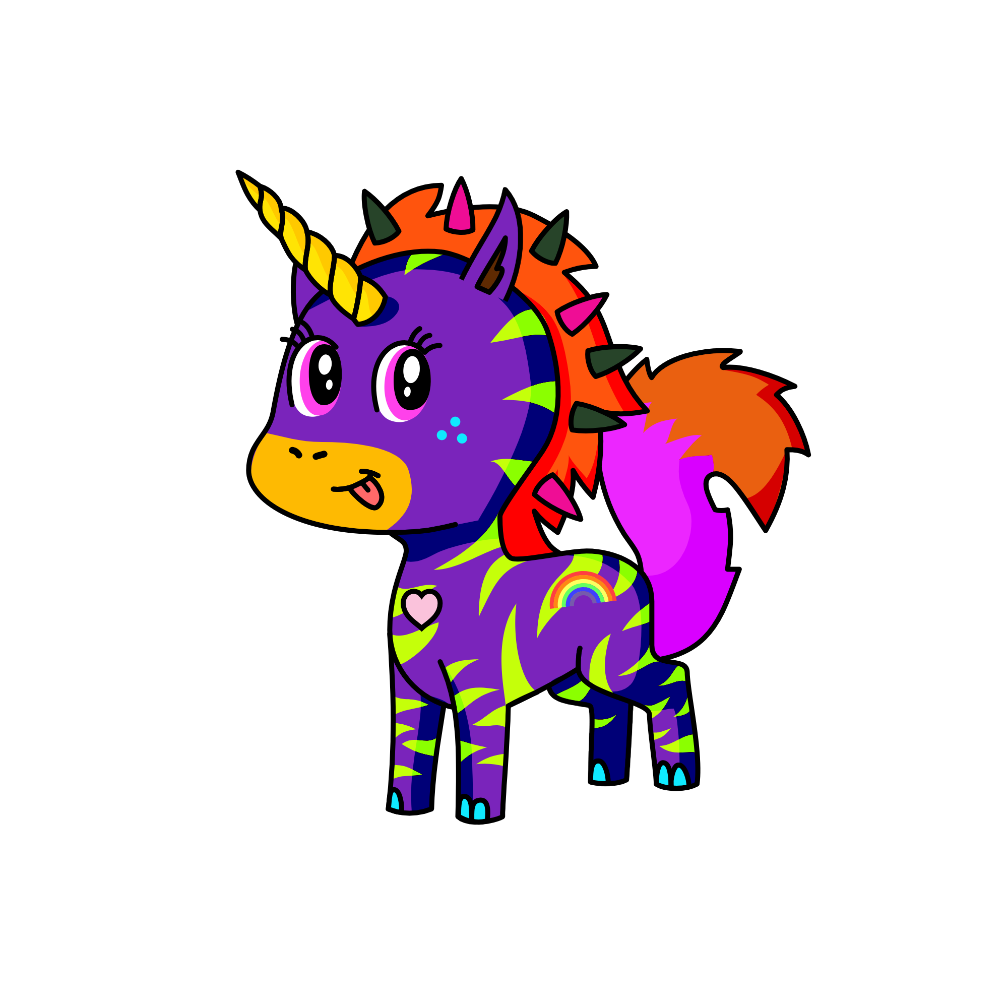 Tipsy, the unicorn