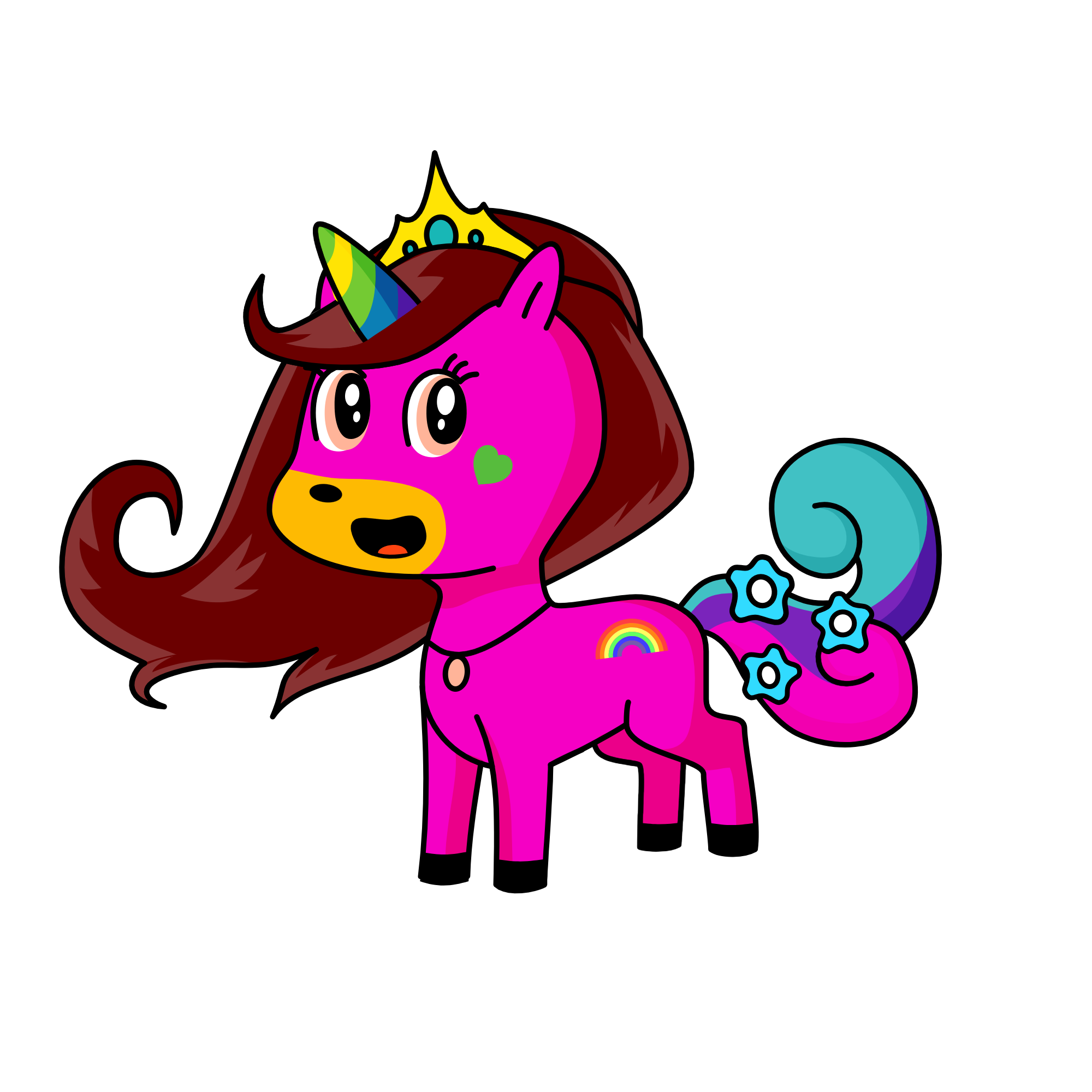 Hello Kitty, the unicorn