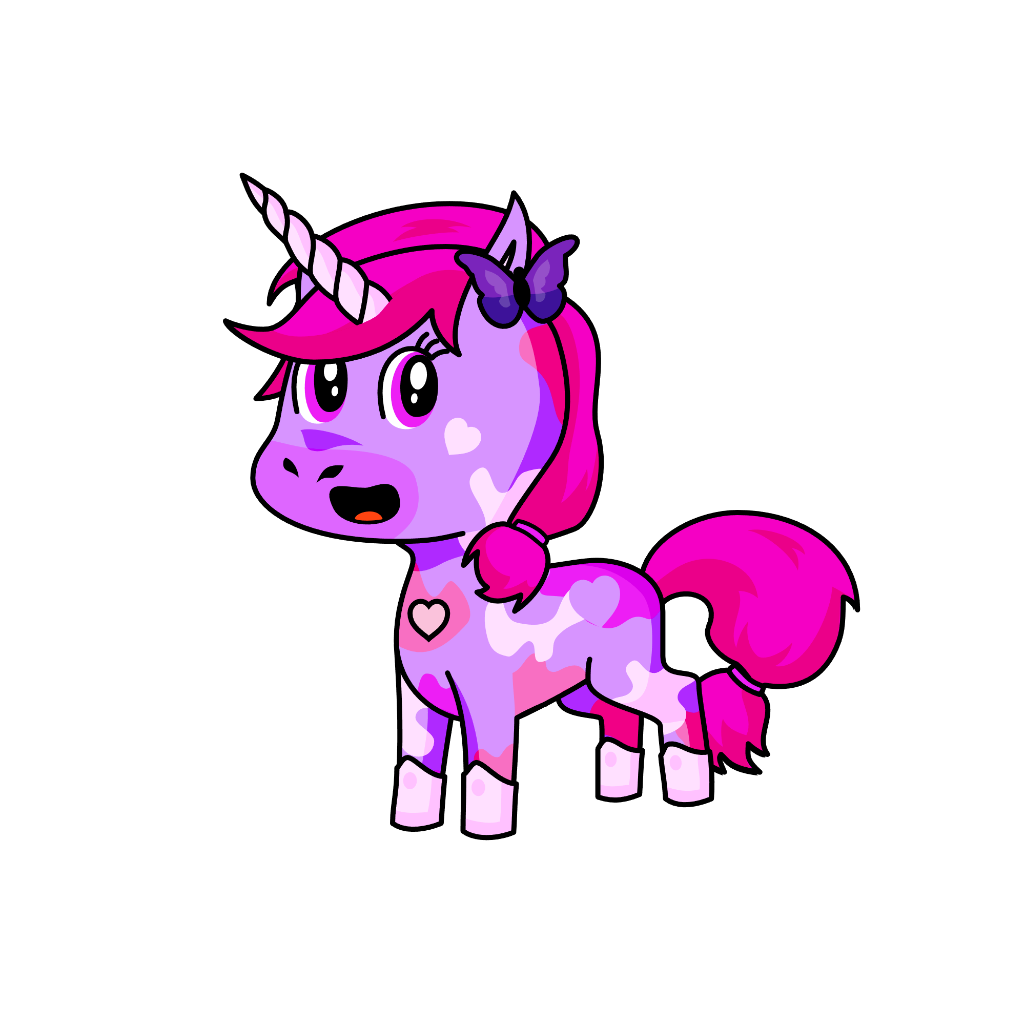 Candela, the unicorn