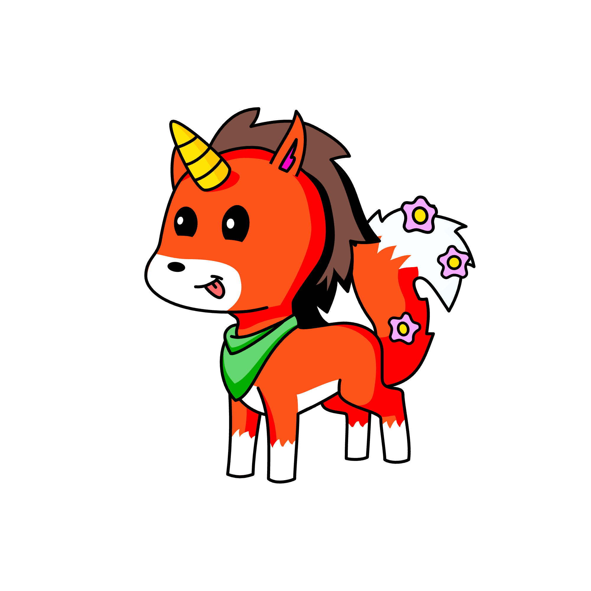 Fox, the unicorn