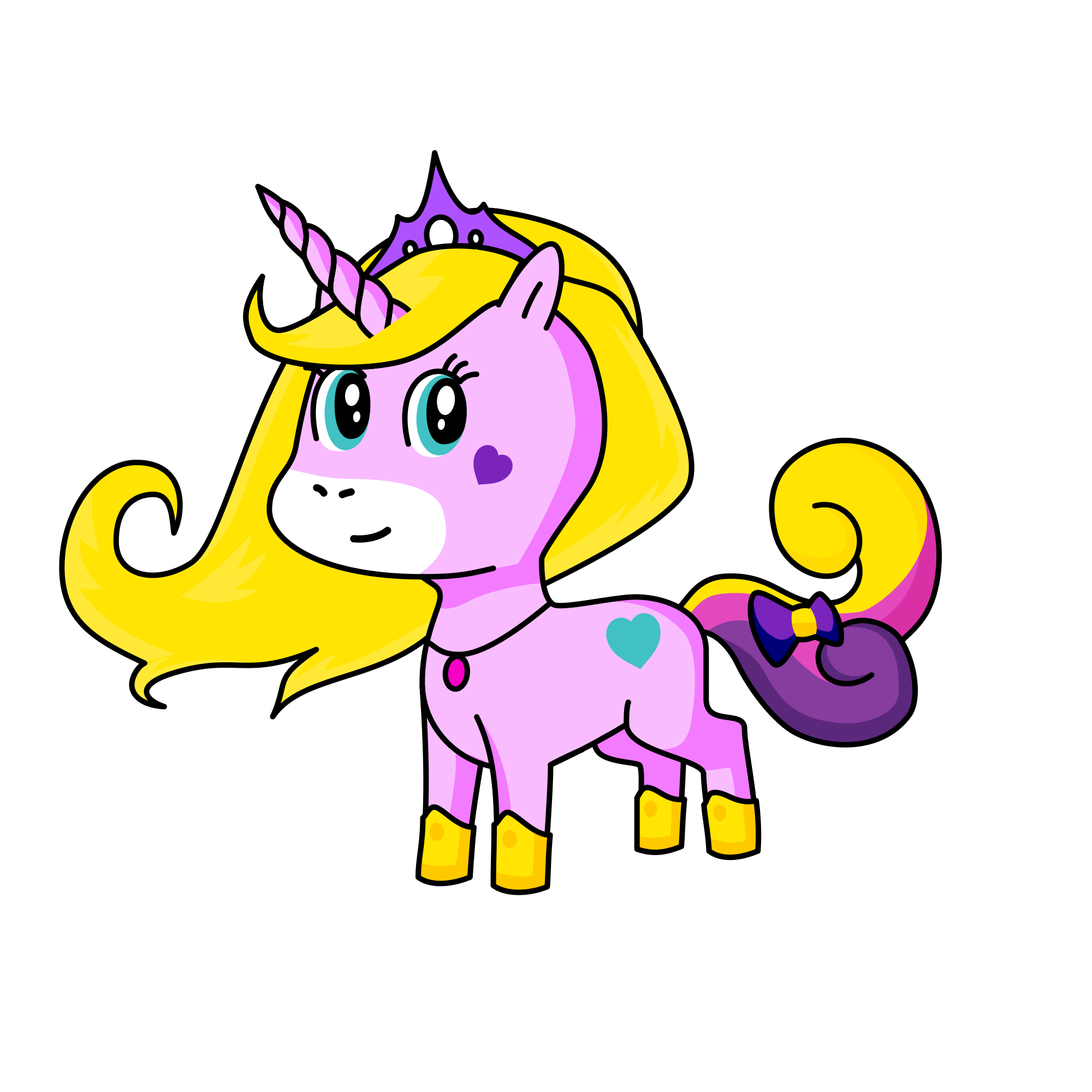 Crystal Heart Princess, the unicorn