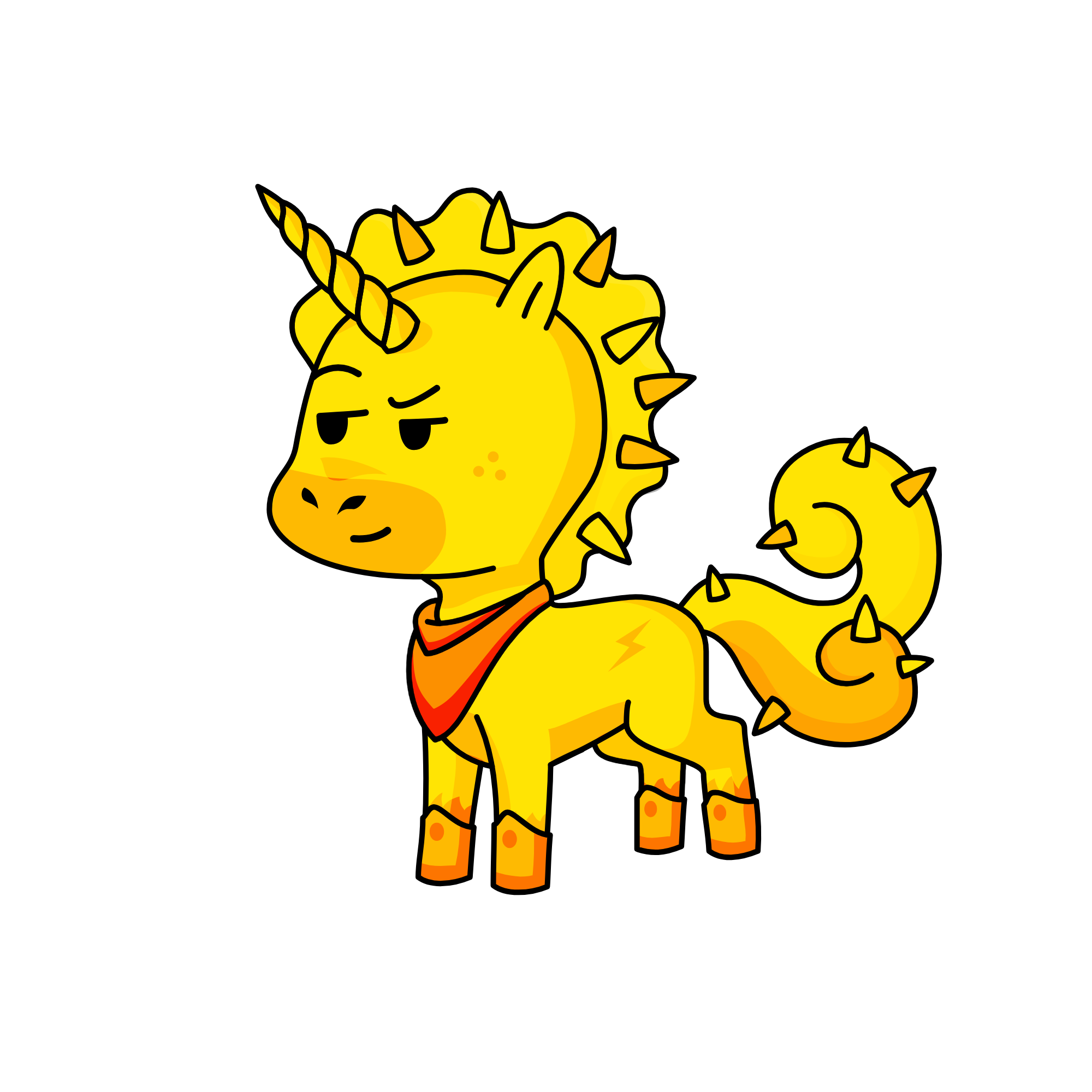 Rizzy King Bob, the unicorn