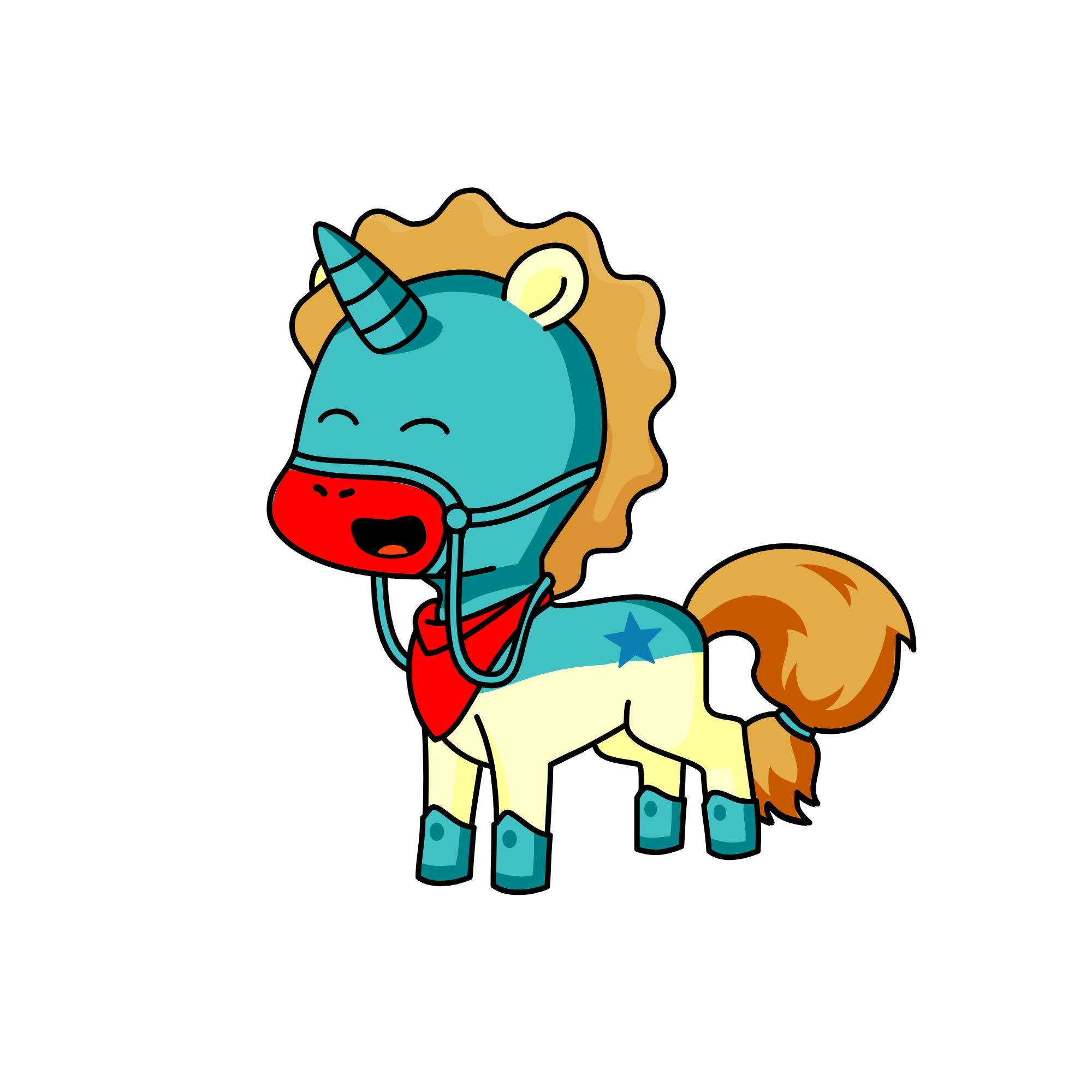 Rizzy JJ from Cocomelon, the unicorn