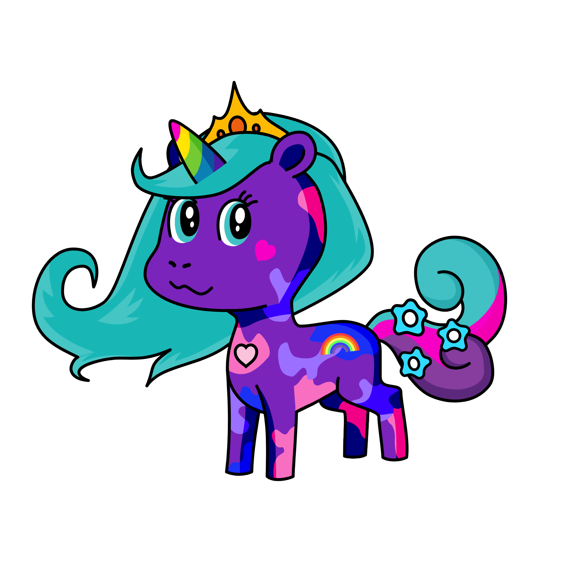 Galaxy, the unicorn