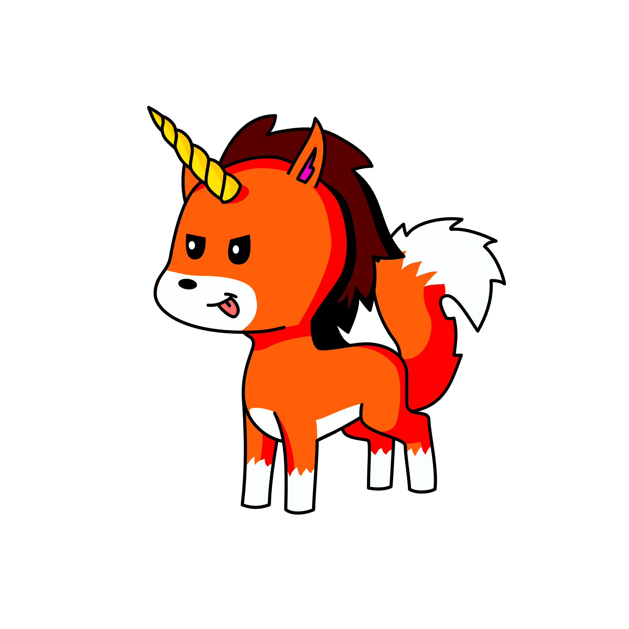 Fox, the unicorn