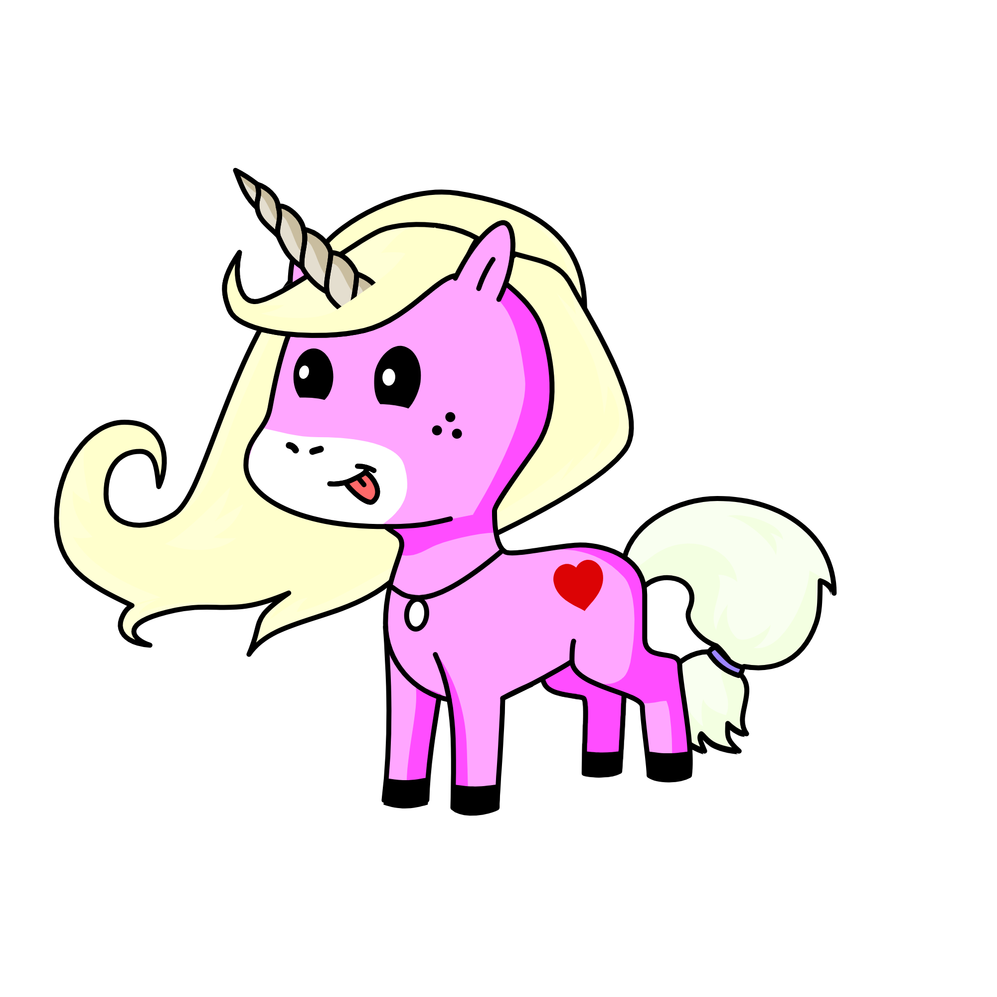 Candy, the unicorn