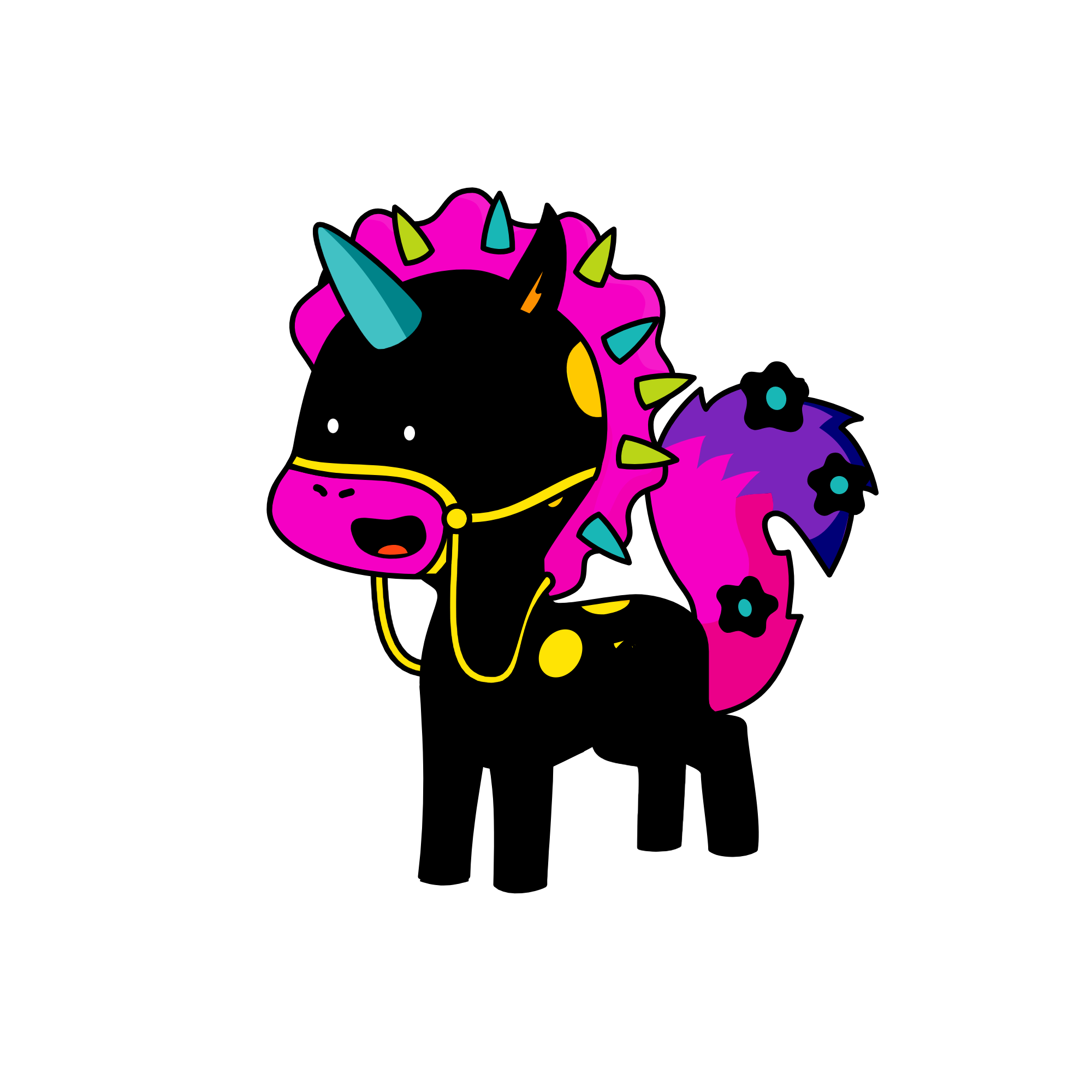 Lazereye, the unicorn