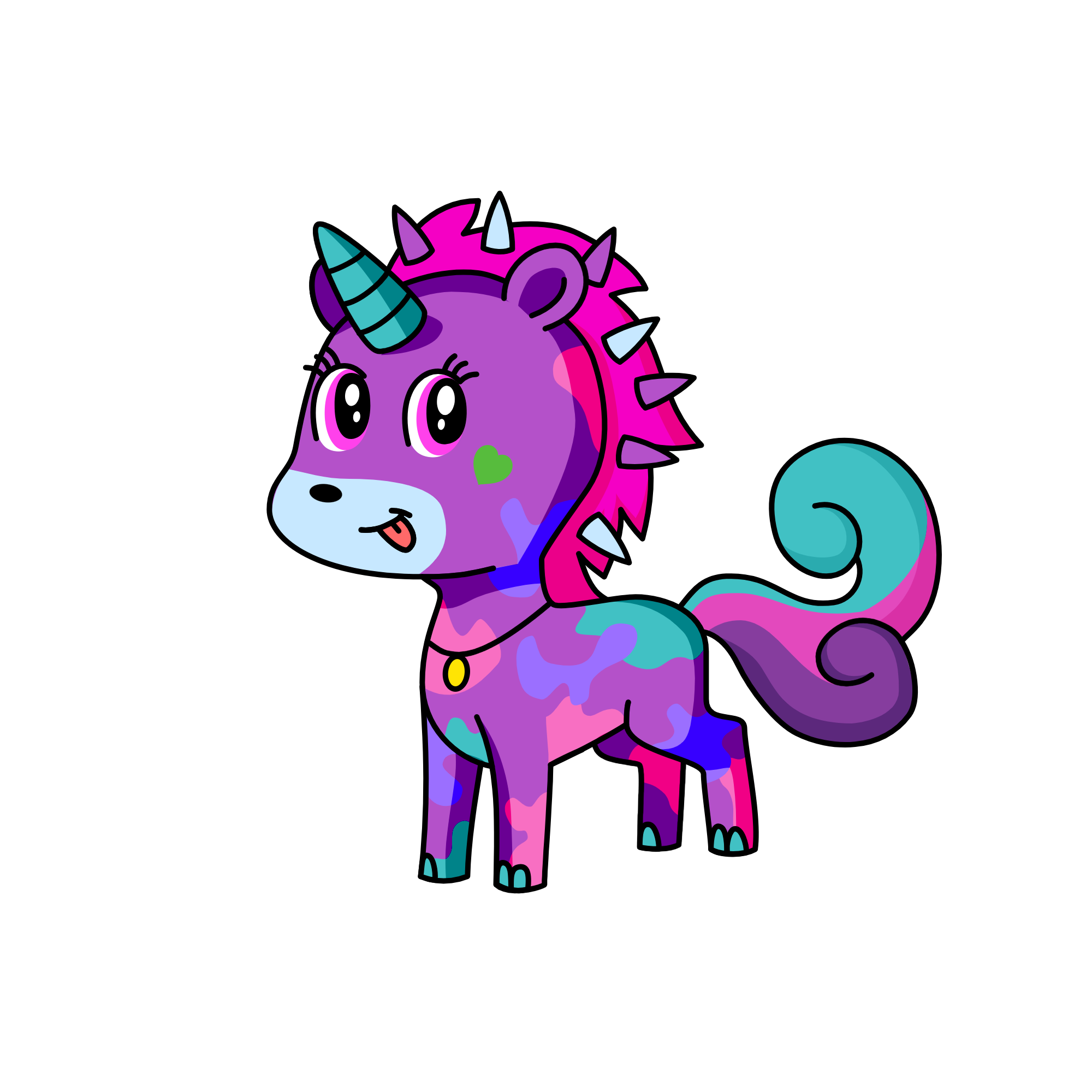 Franchesca, the unicorn