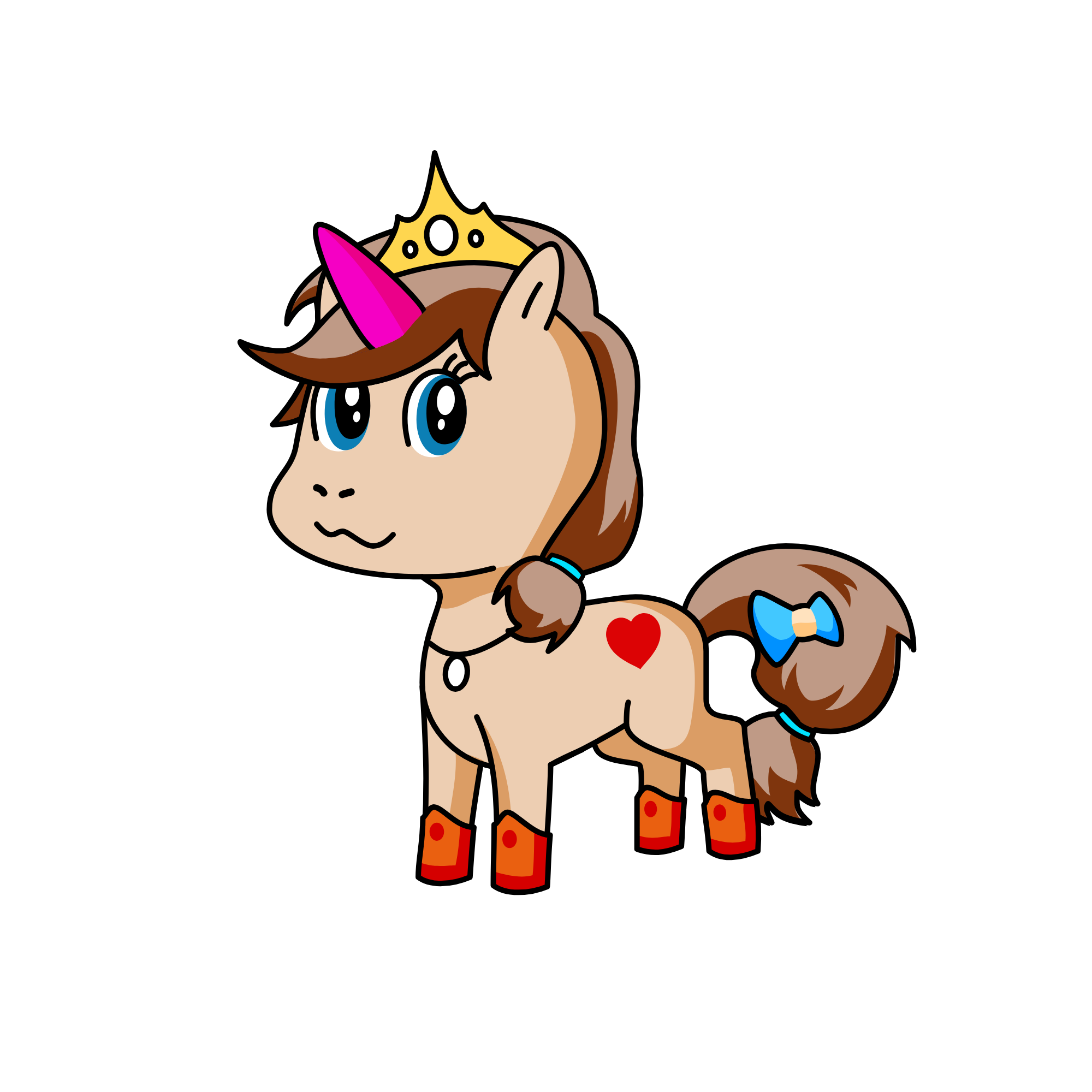 Tiny, the unicorn