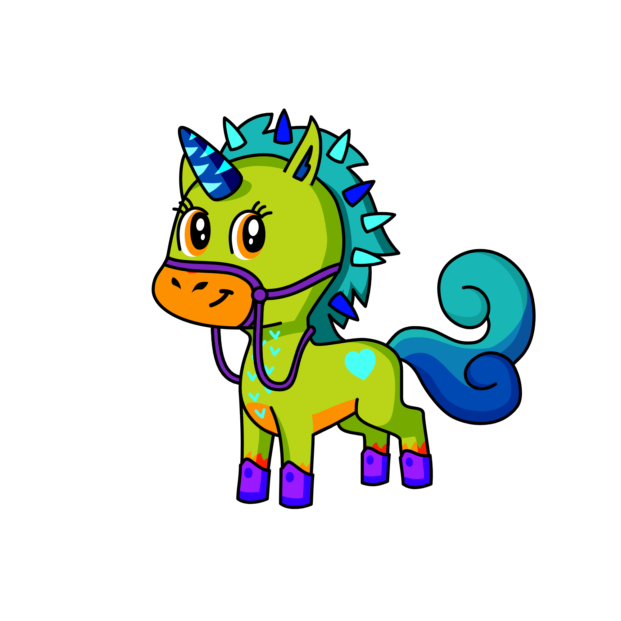 plip plop, the unicorn