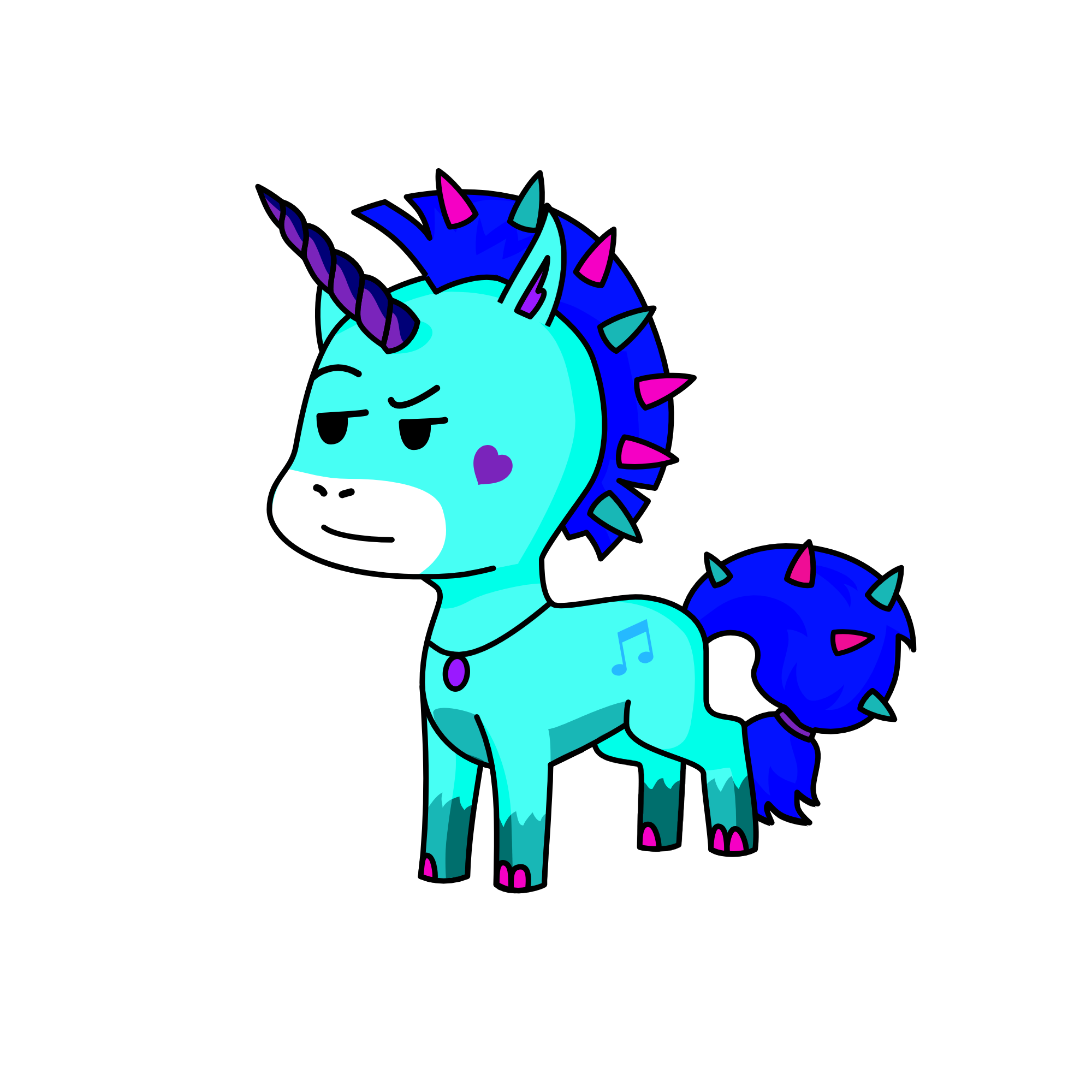clipsy, the unicorn