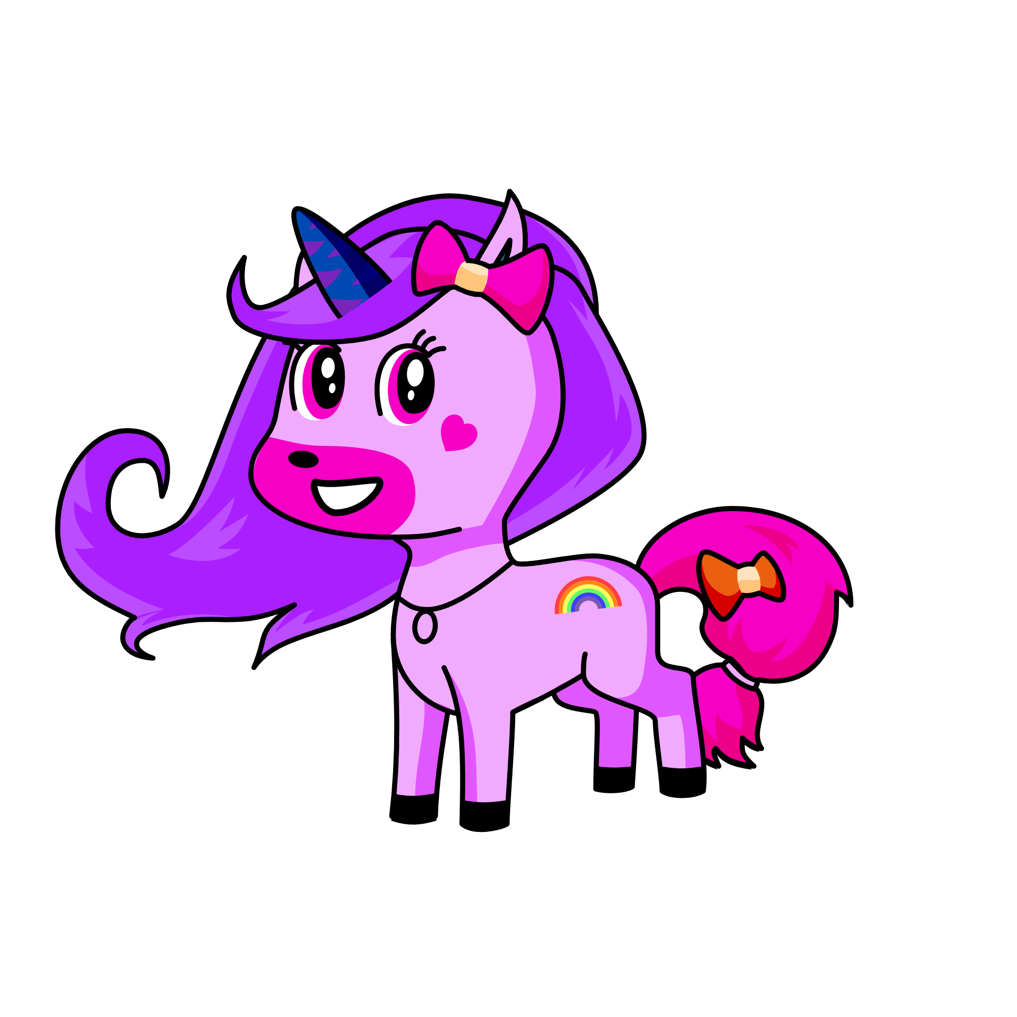 Addy, the unicorn