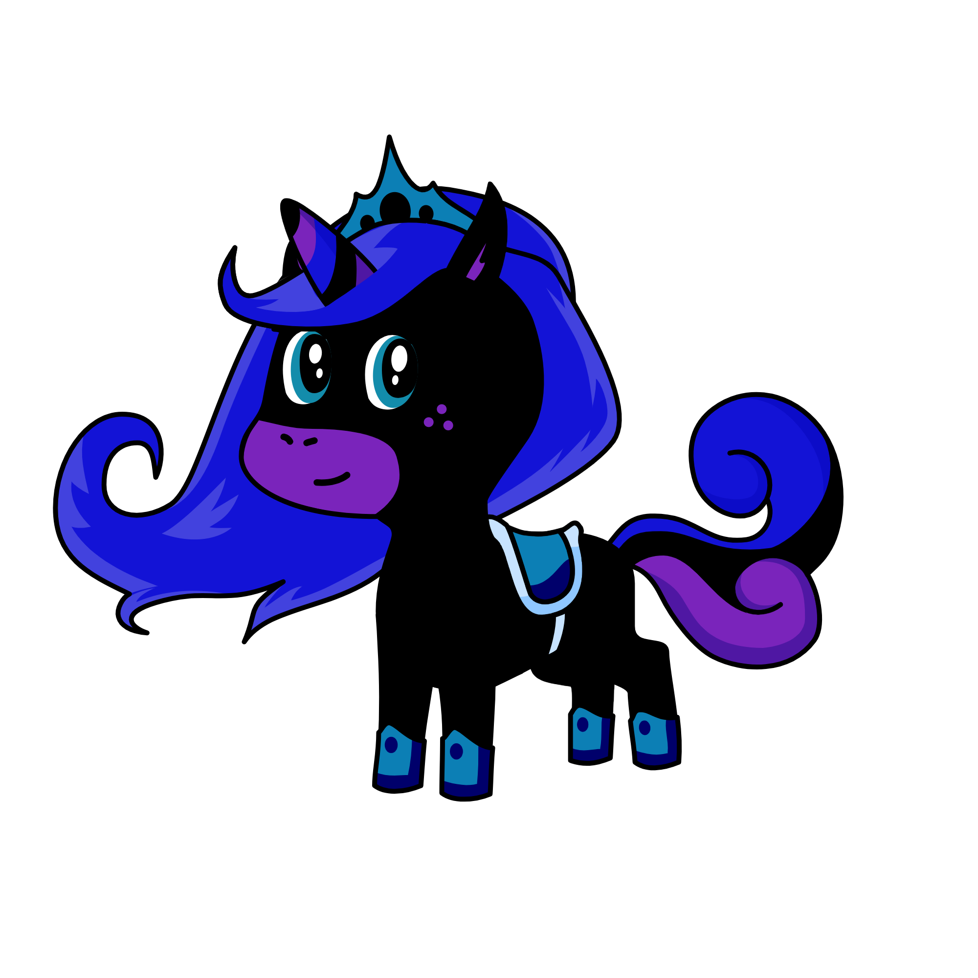 Shadow, the unicorn