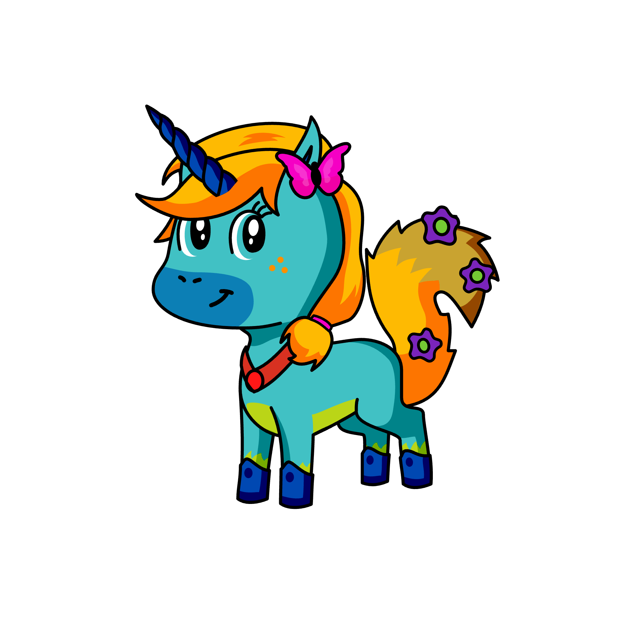 Butterfly , the unicorn