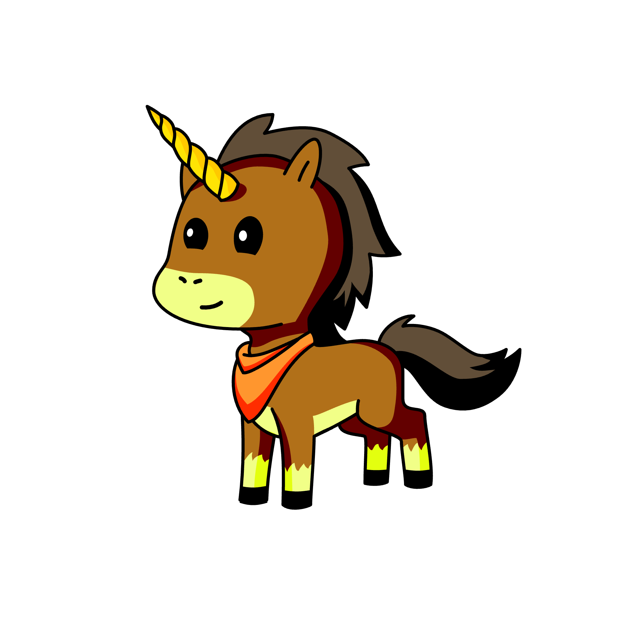 Horse, the unicorn
