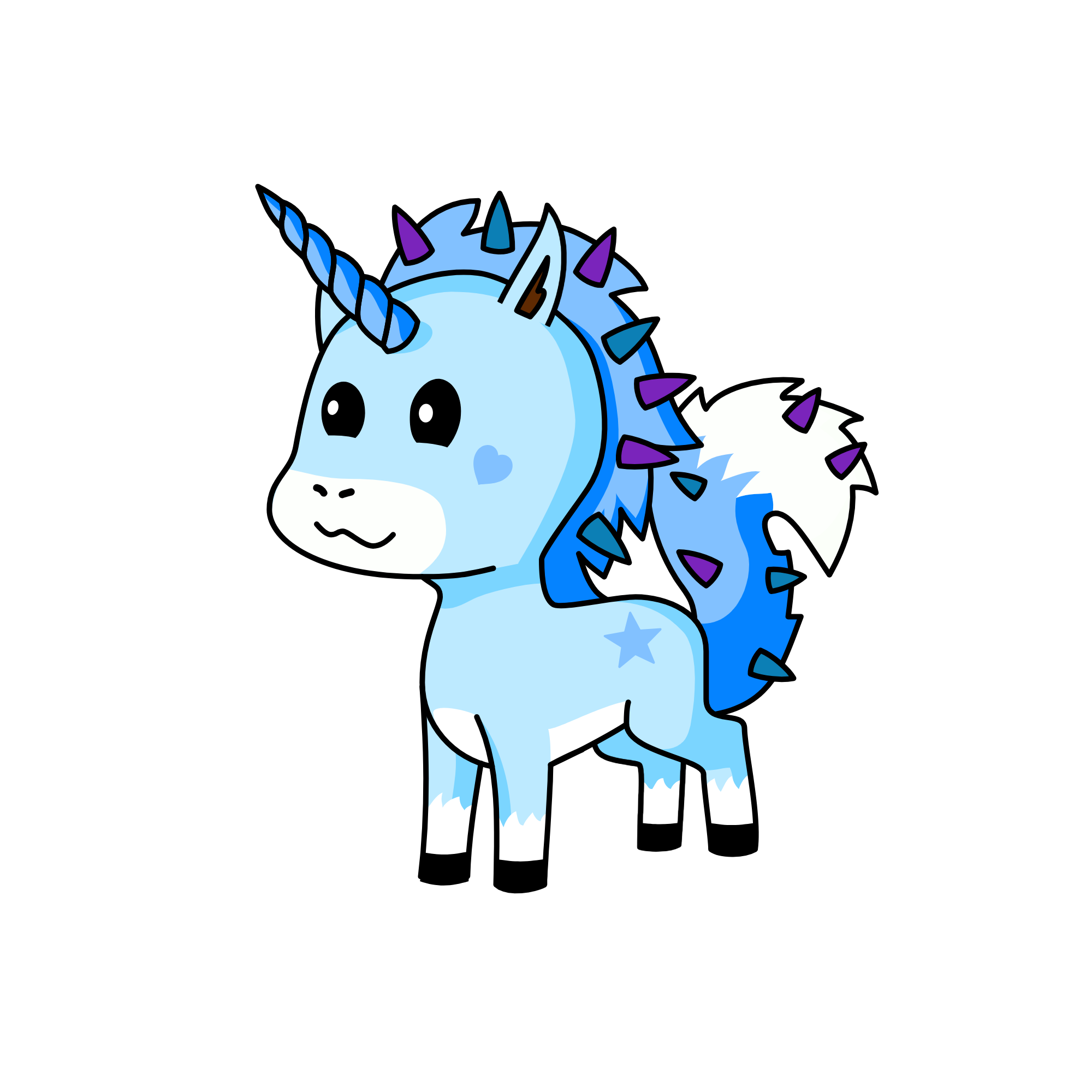 Icy Sally, the unicorn