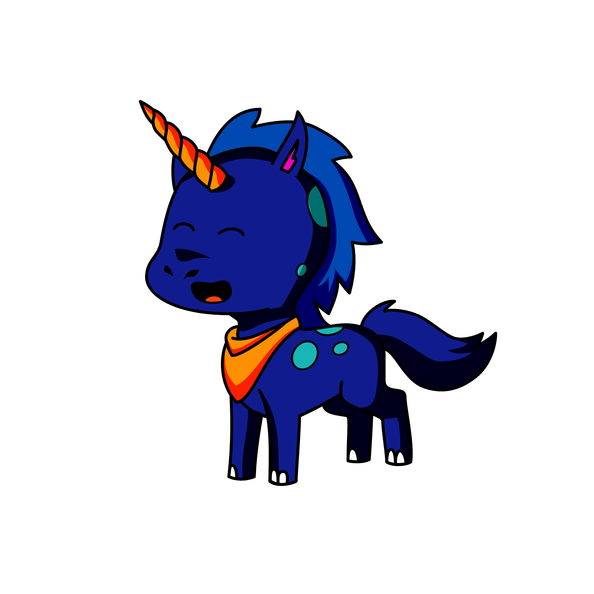 China deer, the unicorn