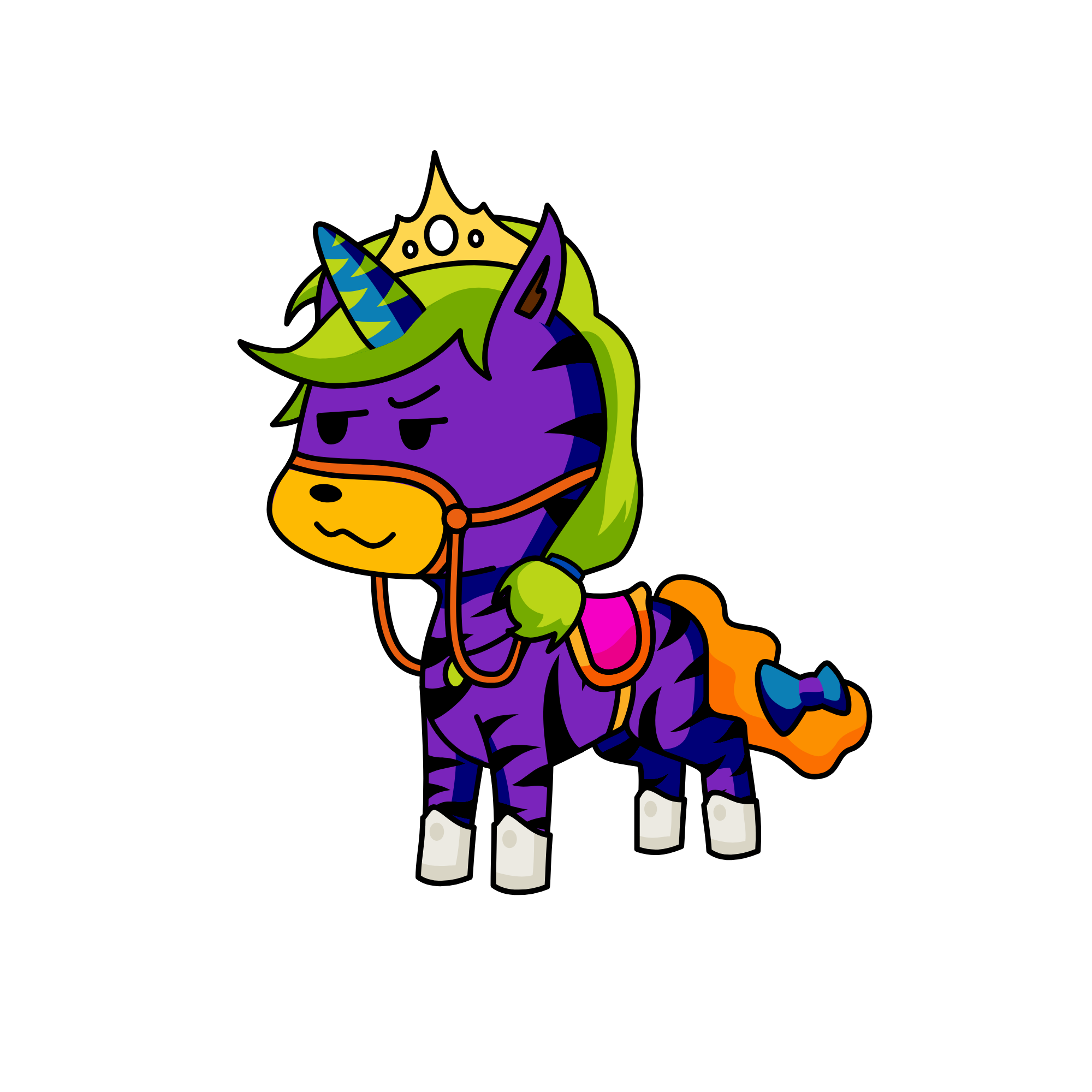 Preppy Lucy, the unicorn