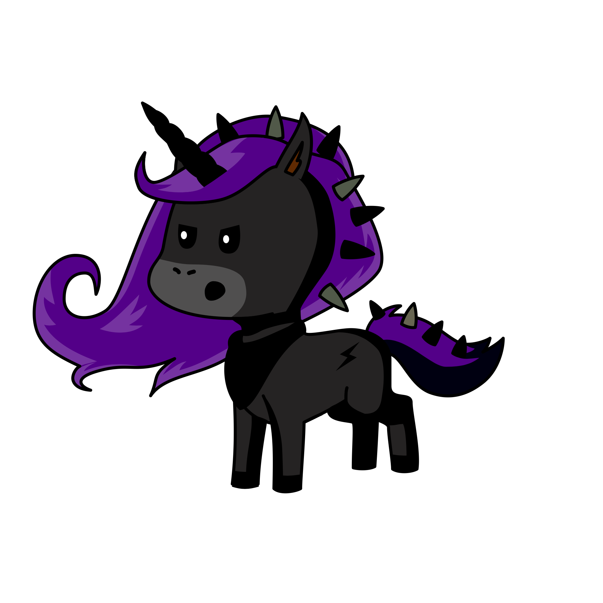 Emo, the unicorn