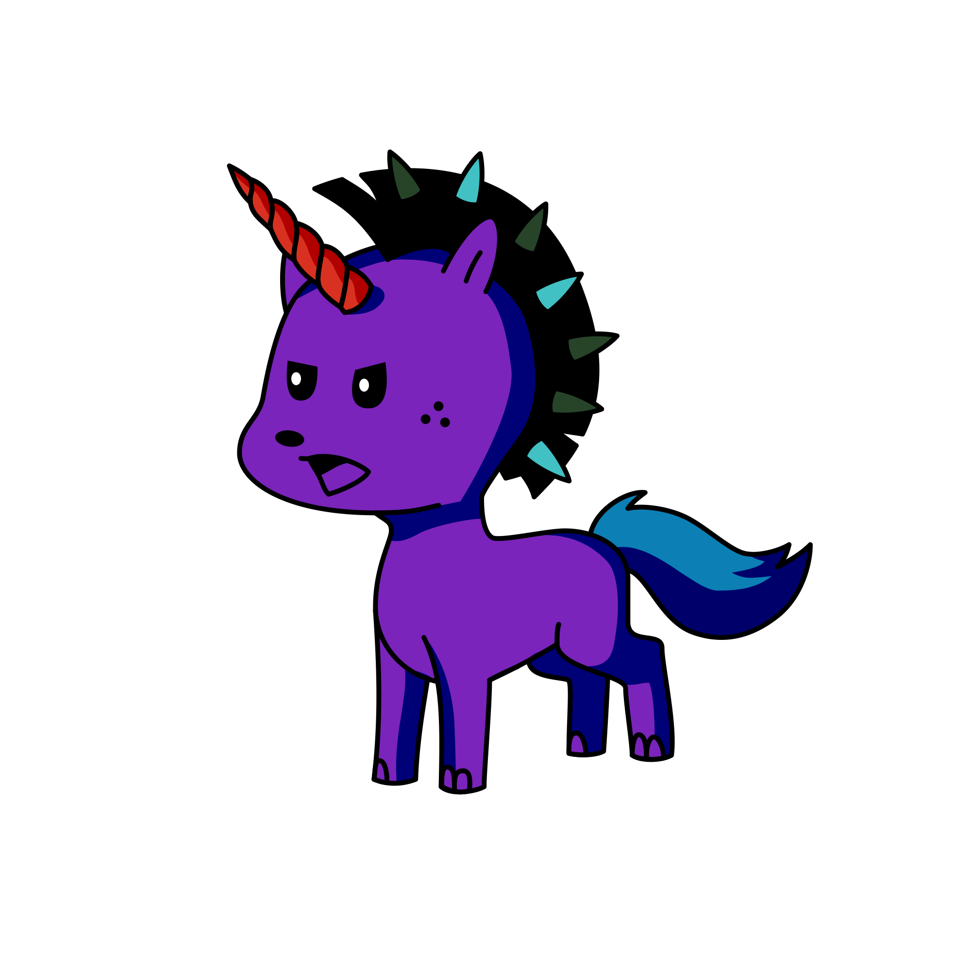 Punk, the unicorn