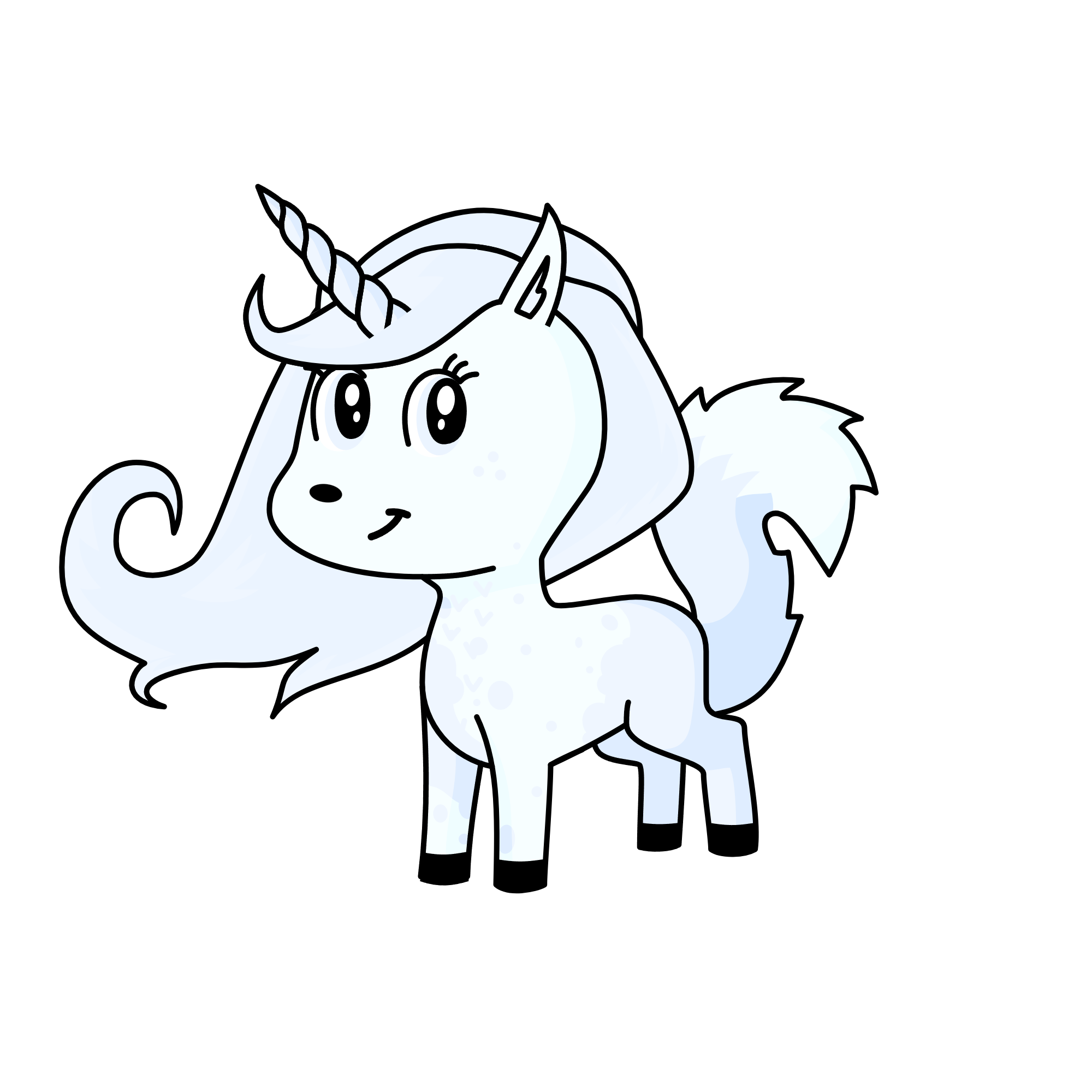 Snowy, the unicorn