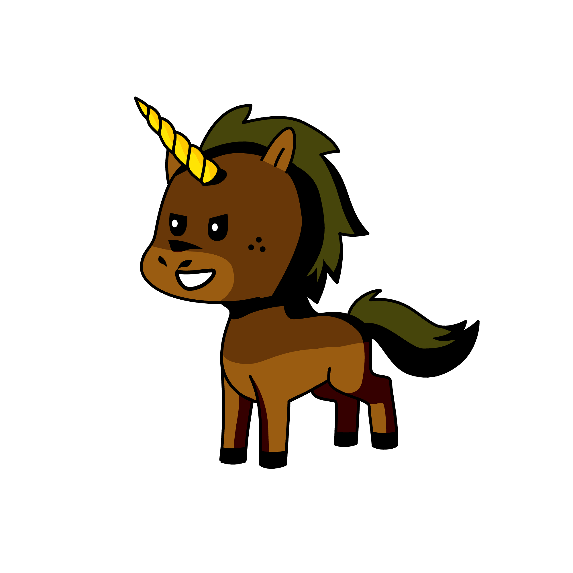 Horse , the unicorn