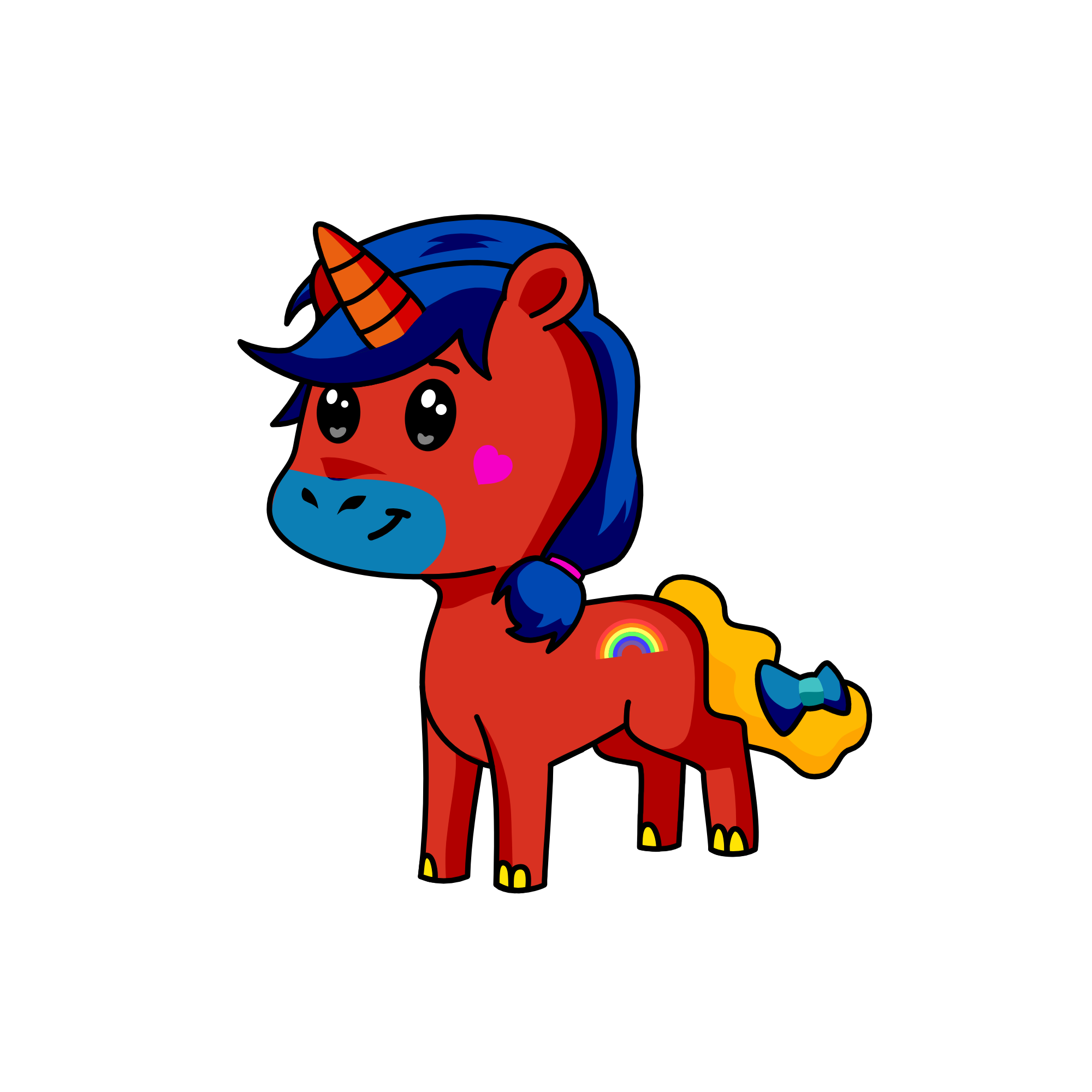 Harlow, the unicorn