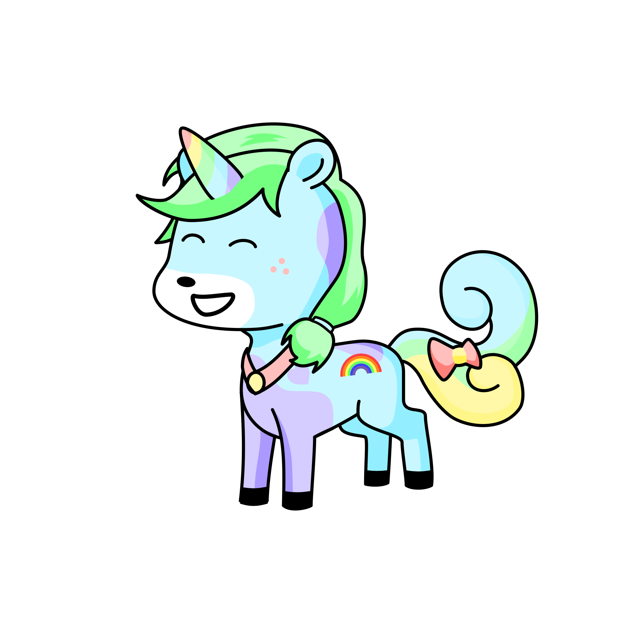 Cute core, the unicorn