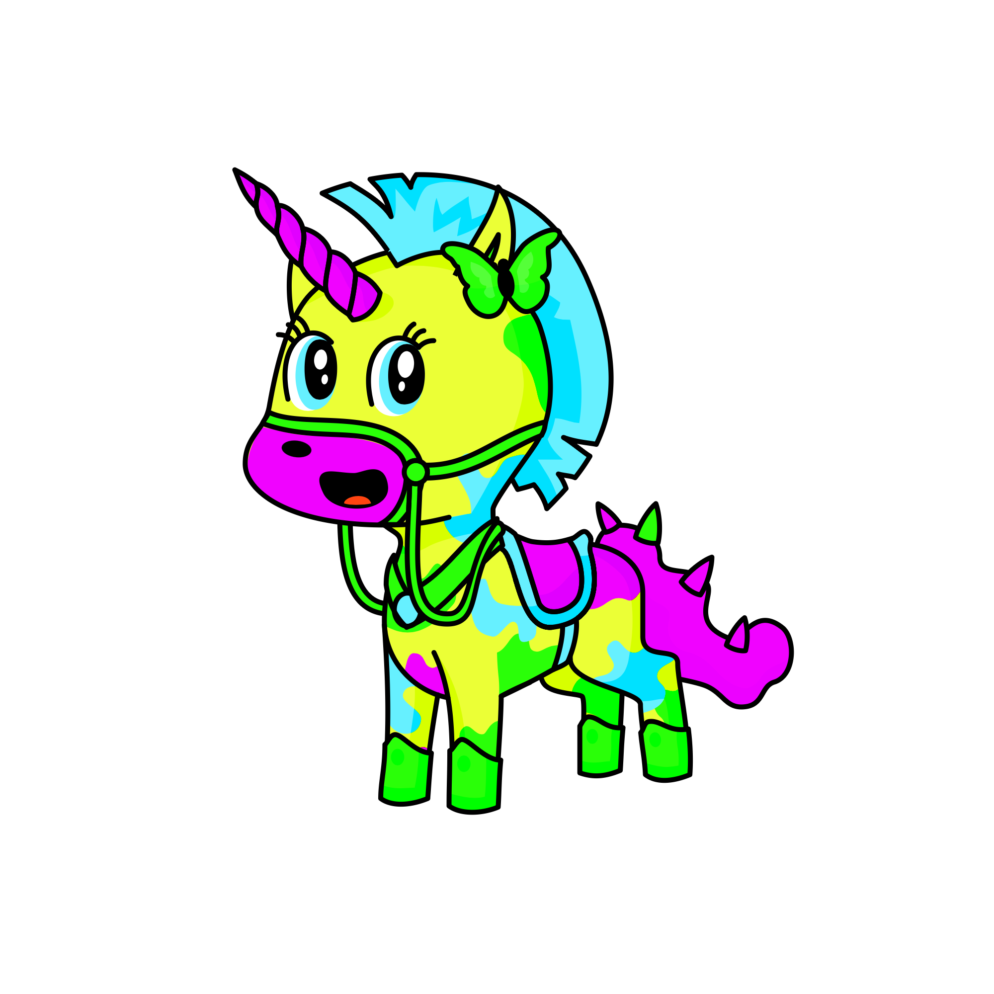 BUTIFULUNIXRON, the unicorn