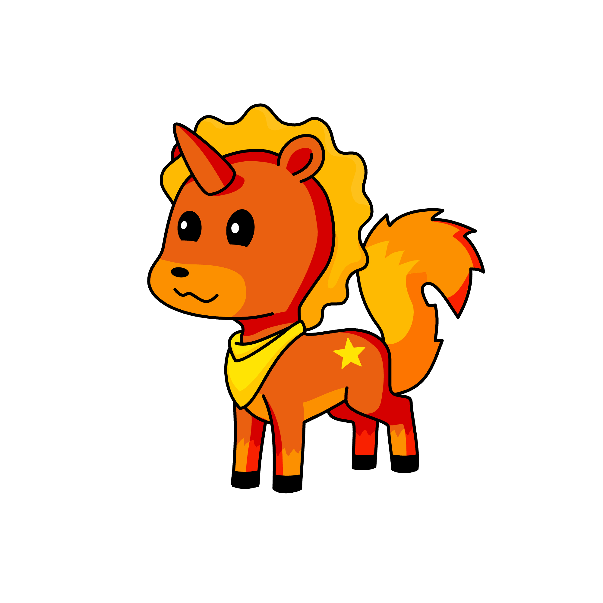 Shmoll, the unicorn