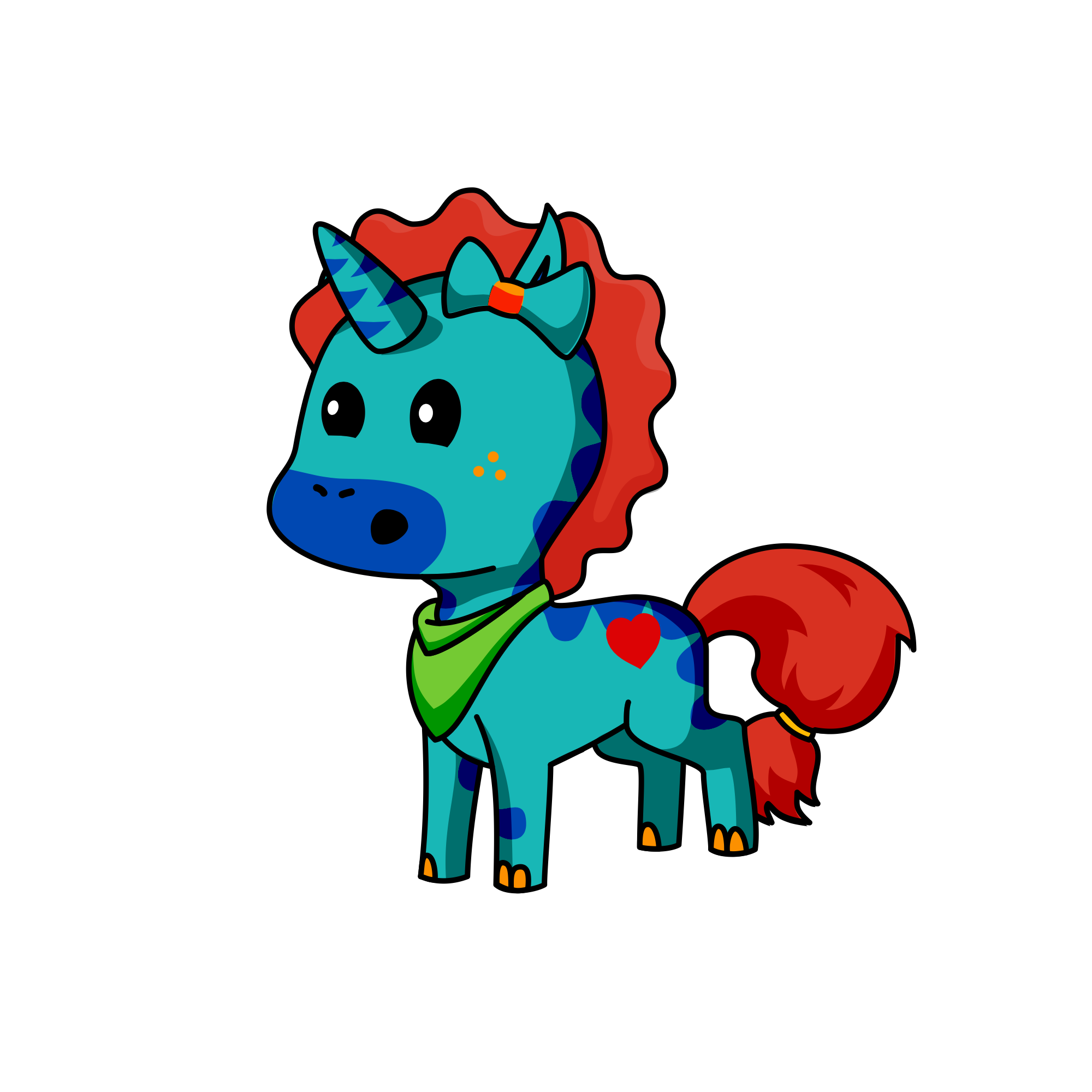 Freaky Afro guy, the unicorn