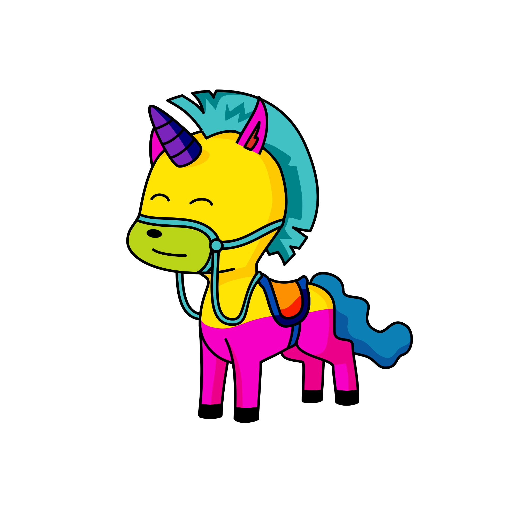 Denus stawp, the unicorn