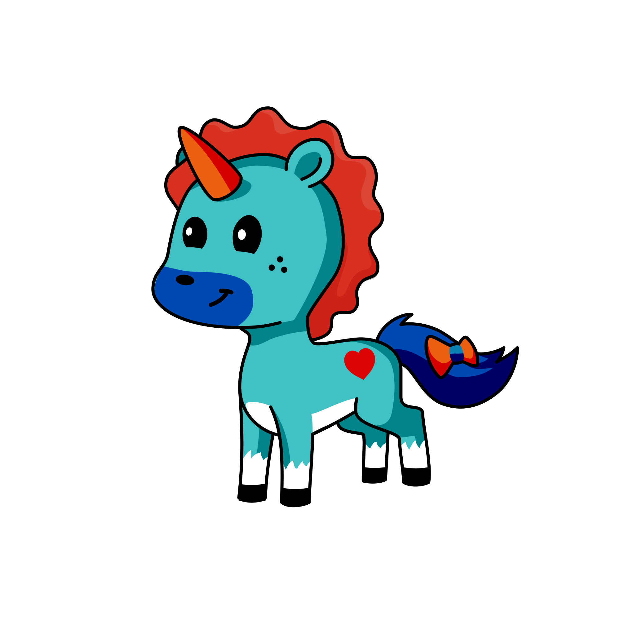 My name is freaky deaky demon wolf 🐺 I eat children , the unicorn