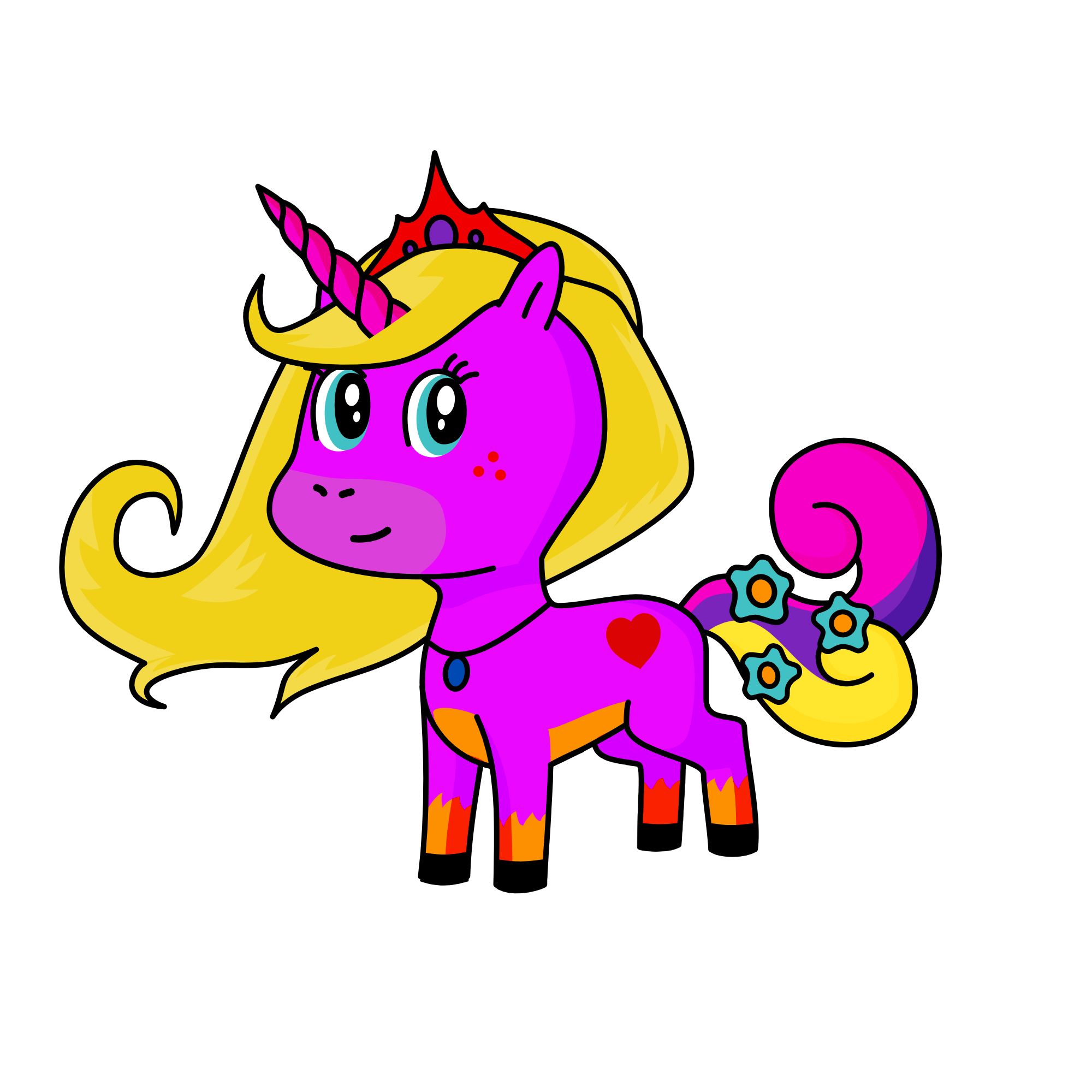 Sparkle Heart, the unicorn