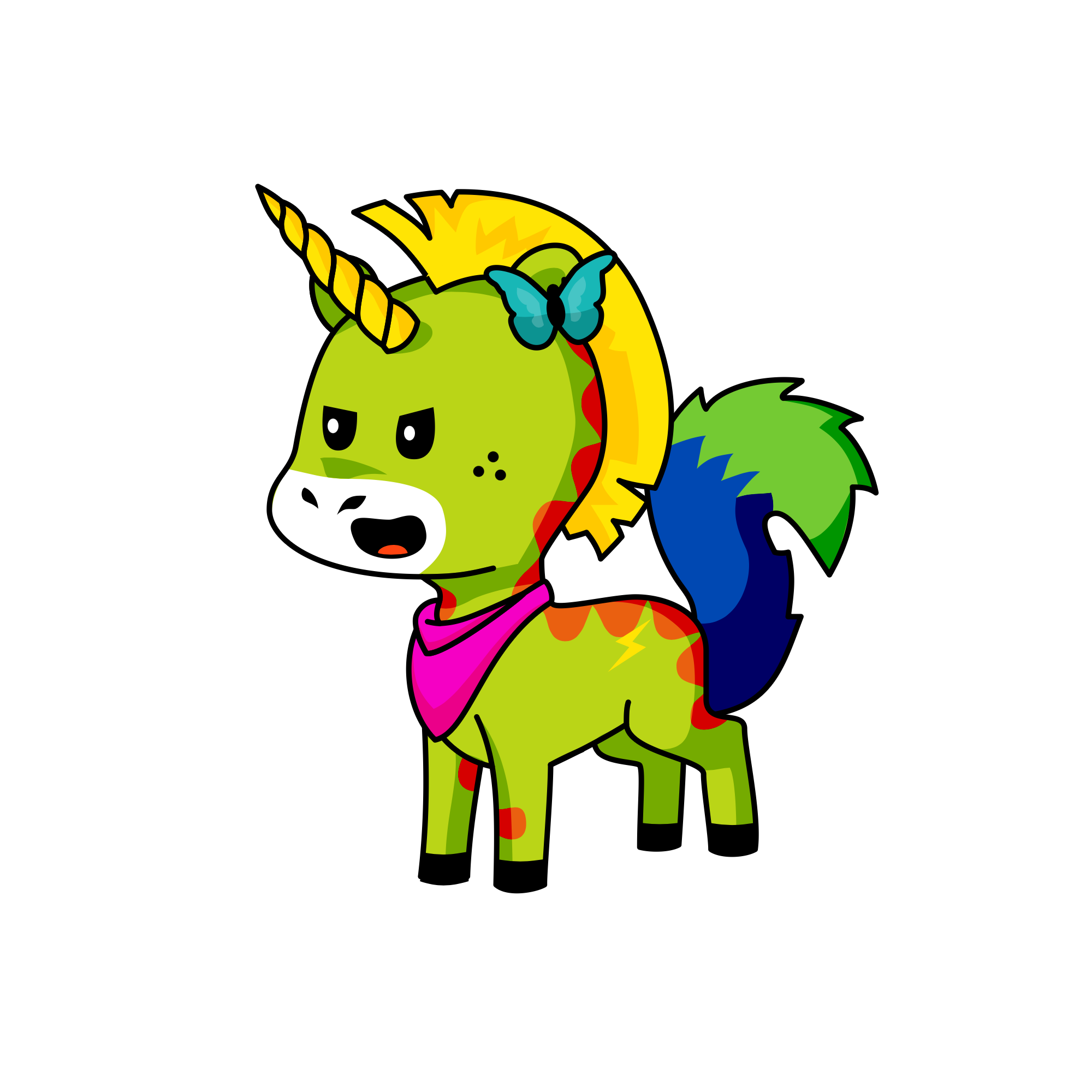 So I was eating cement in my cereal box for the last hour of work , the unicorn