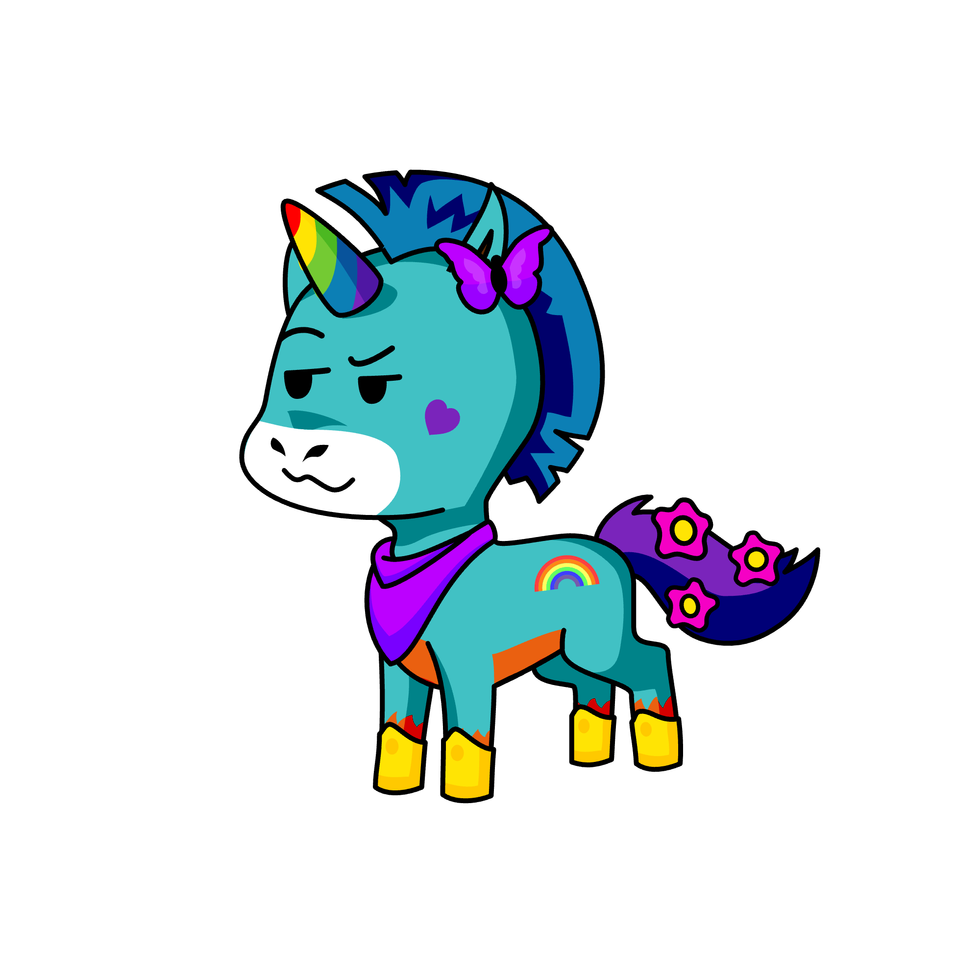 caca, the unicorn