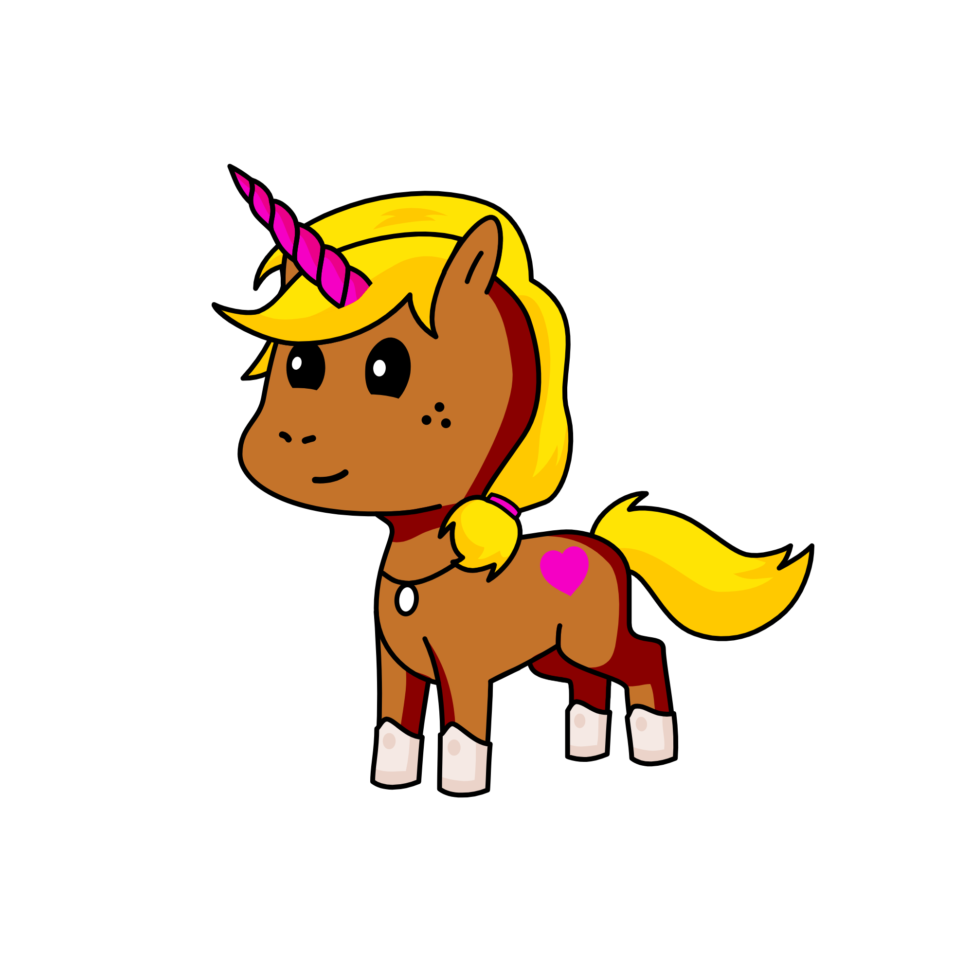 brownie, the unicorn