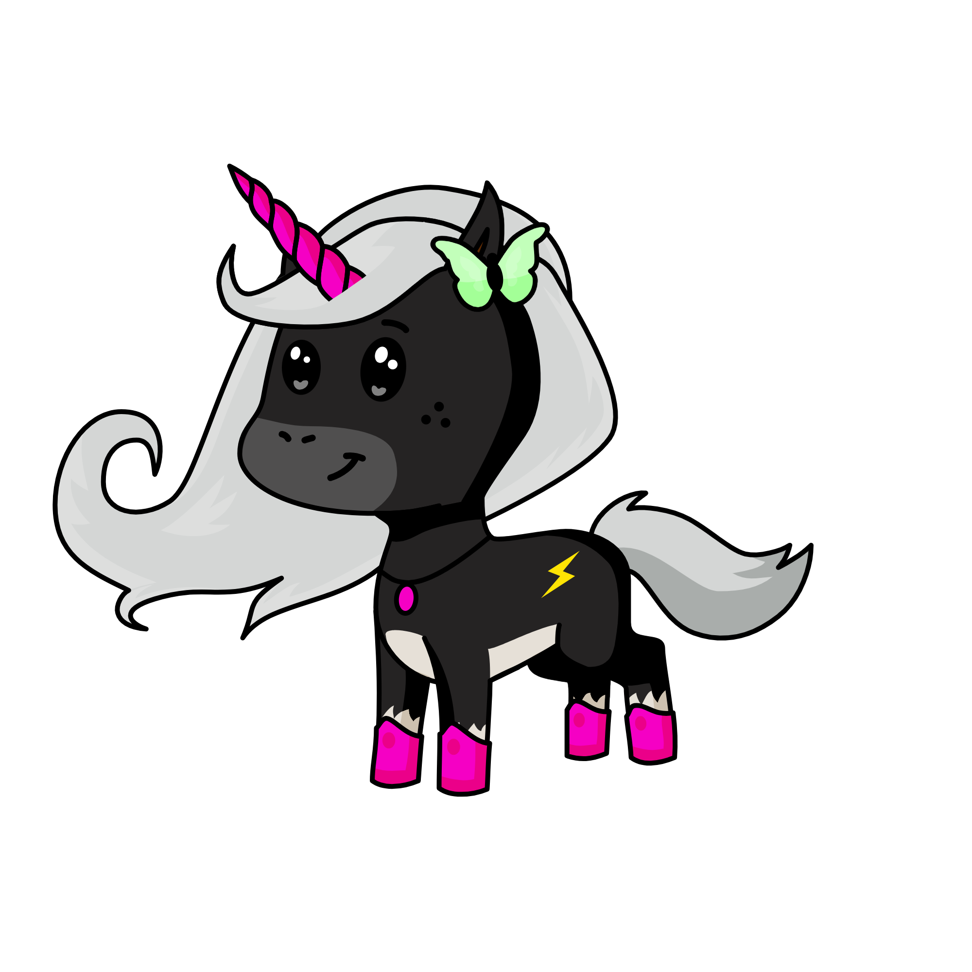 Midnight, the unicorn