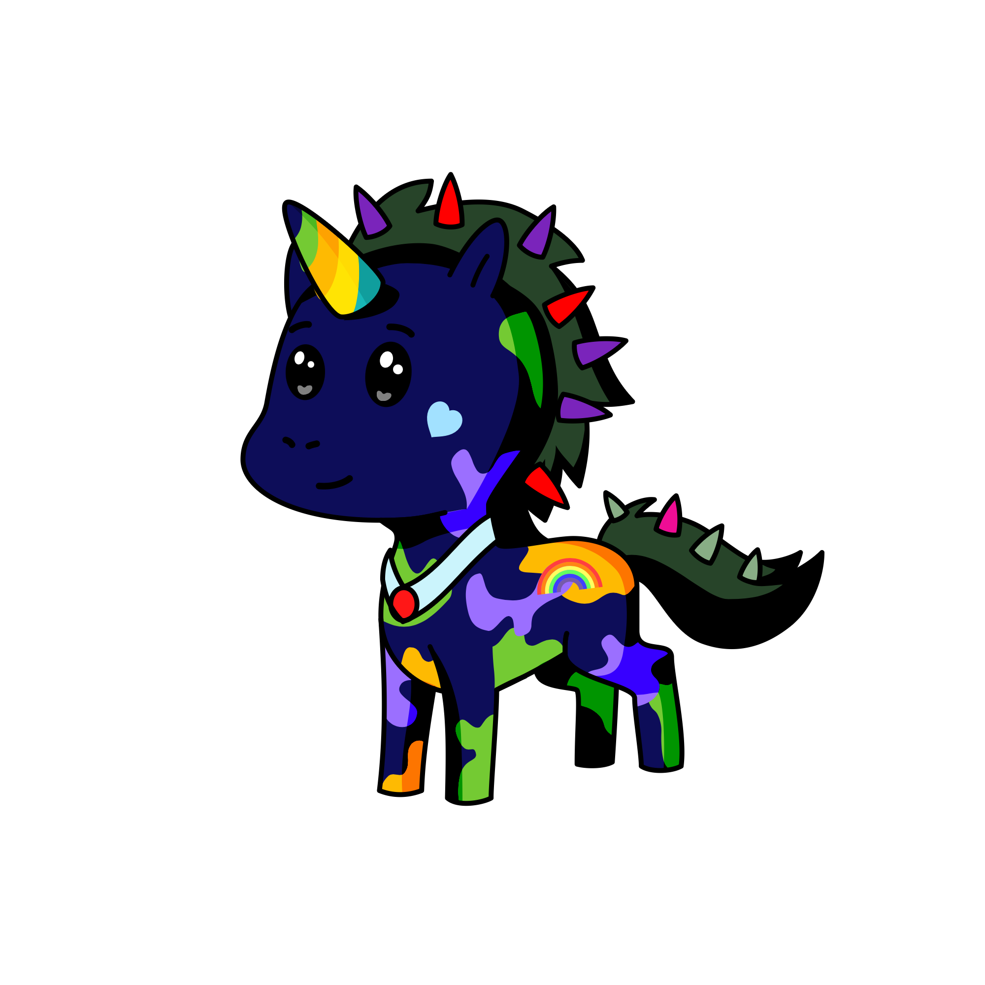 Pine, the unicorn