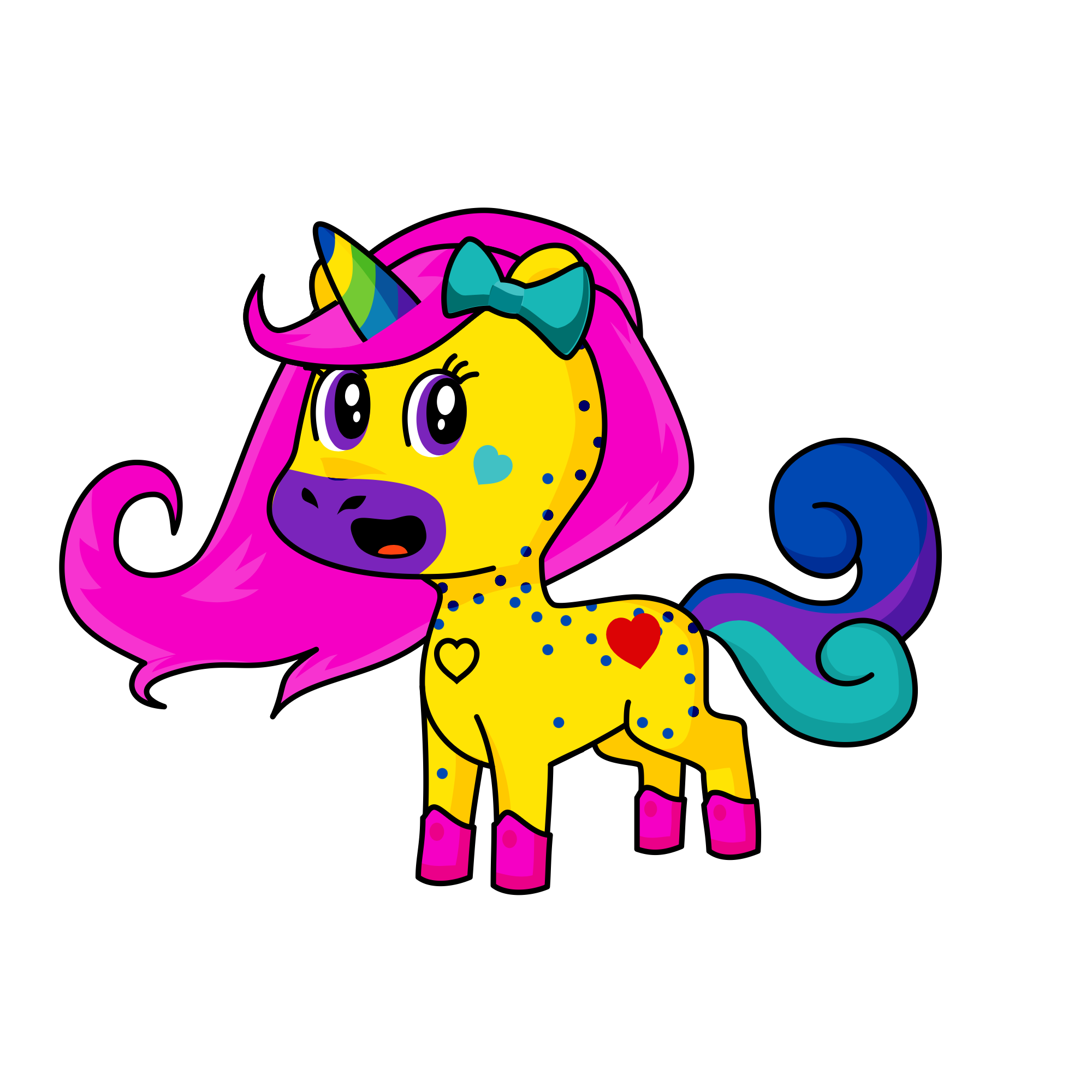 Cupcake, the unicorn